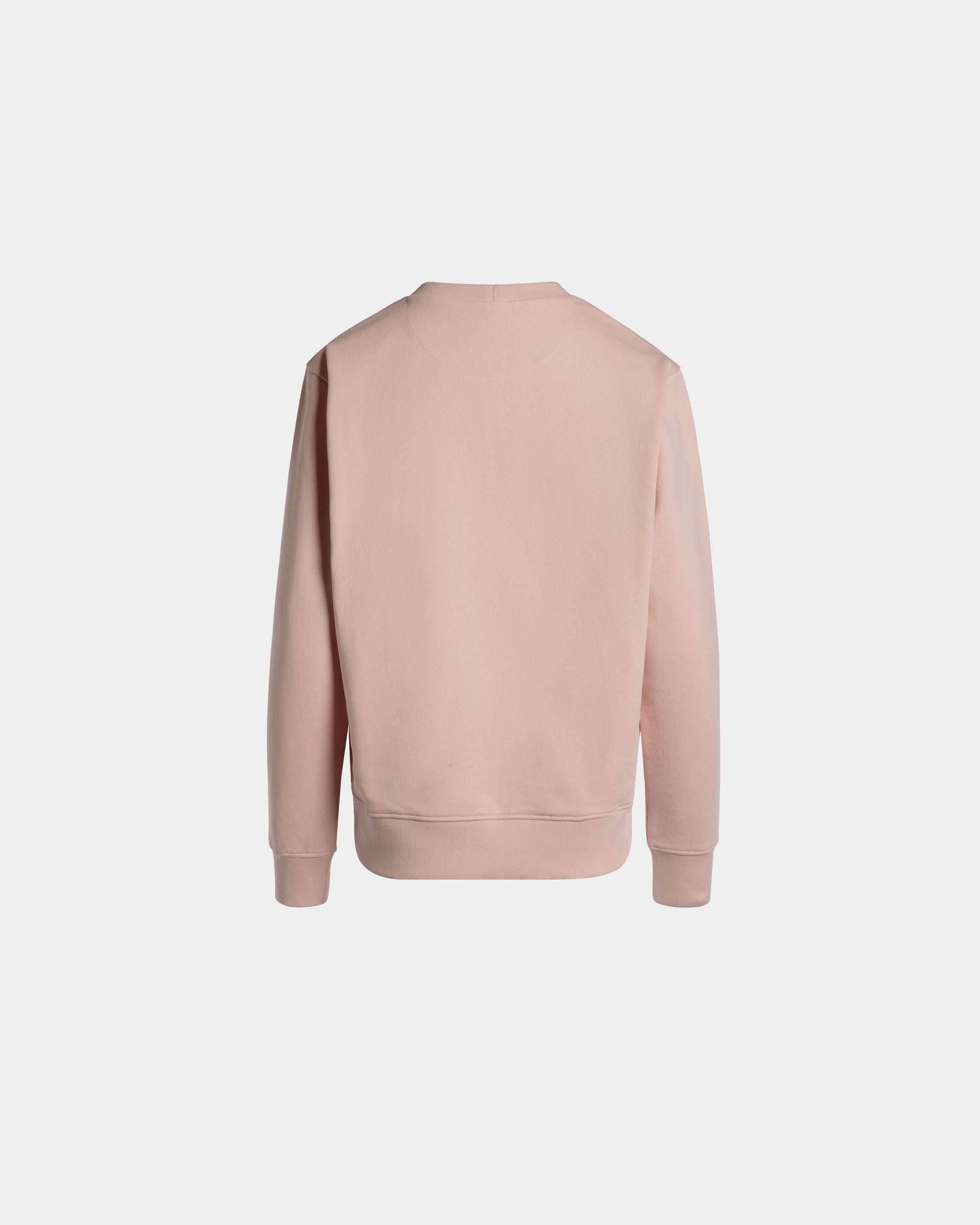 Sweat-Shirt Ras-Du-Cou Avec Bally Cake En Coton Dusty Petal - Femme - Bally - 07