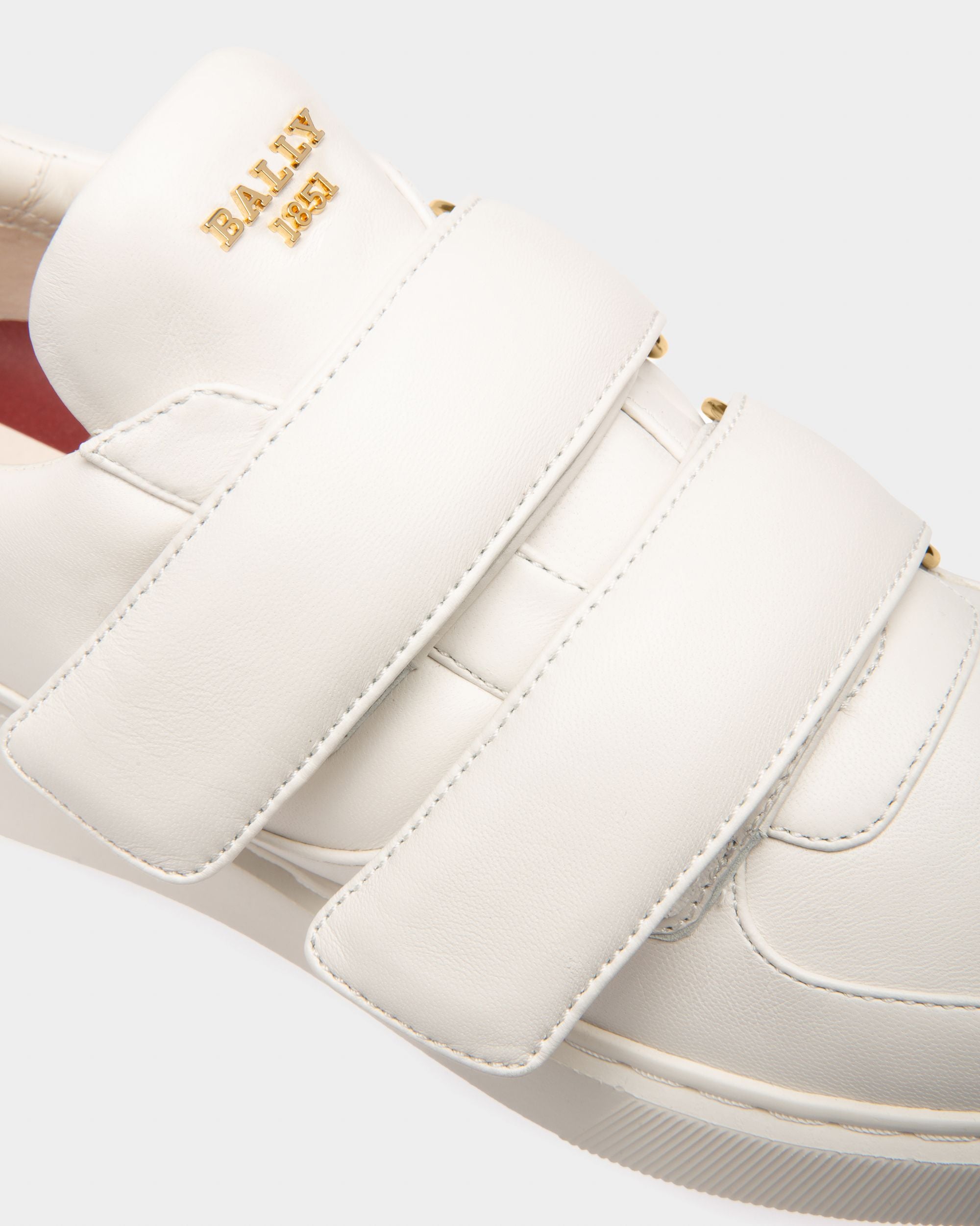 Maylor Sneakers En Cuir Blanc - Femme - Bally - 06