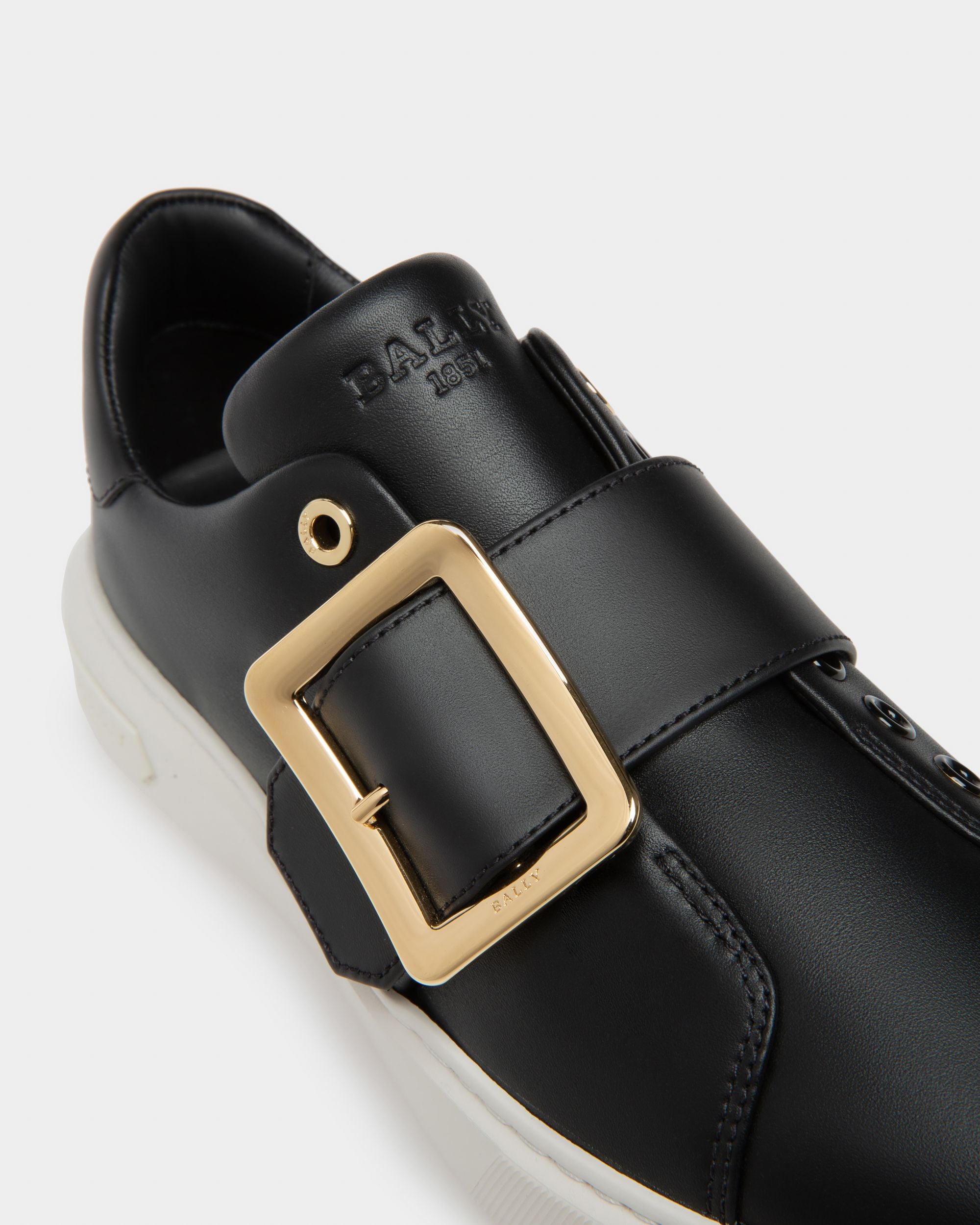 Misty Sneakers En Cuir Noir - Femme - Bally - 05