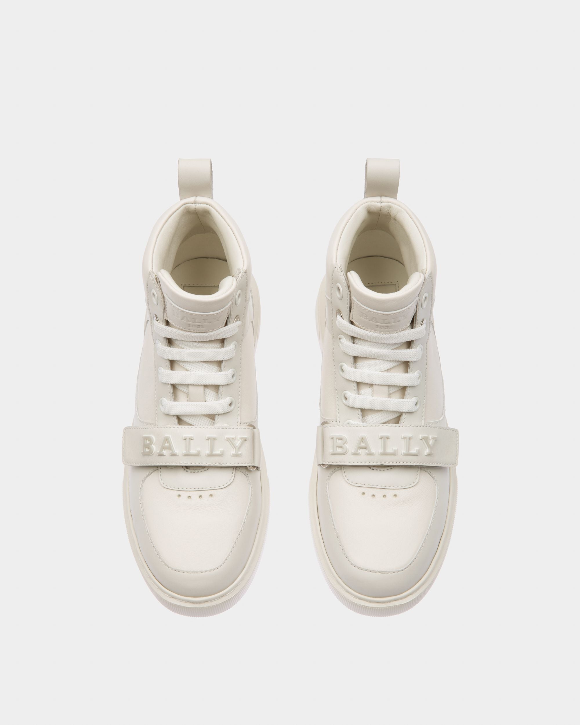 Merryk Sneakers En Cuir Blanc - Femme - Bally - 02