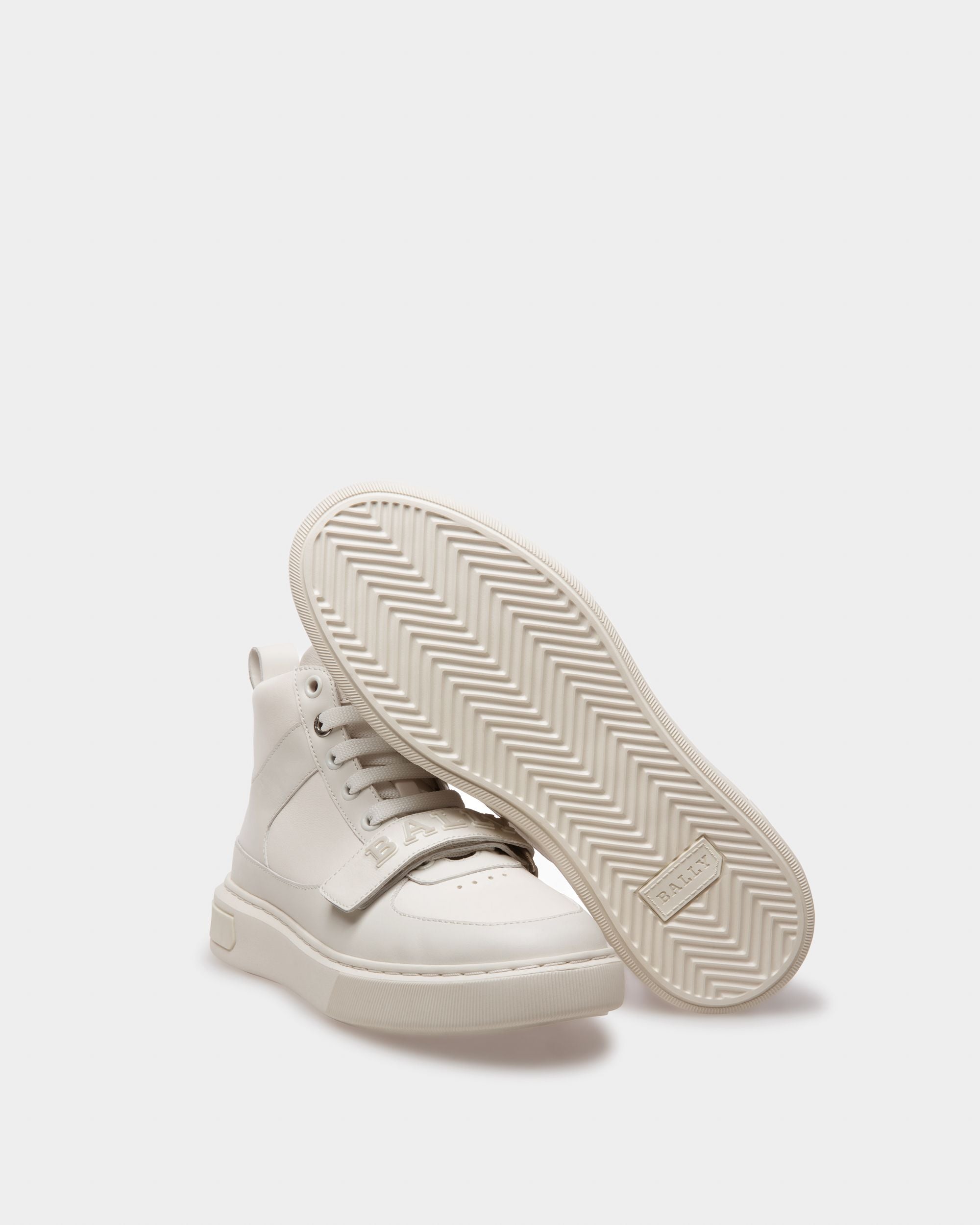 Merryk Sneakers En Cuir Blanc - Femme - Bally - 05