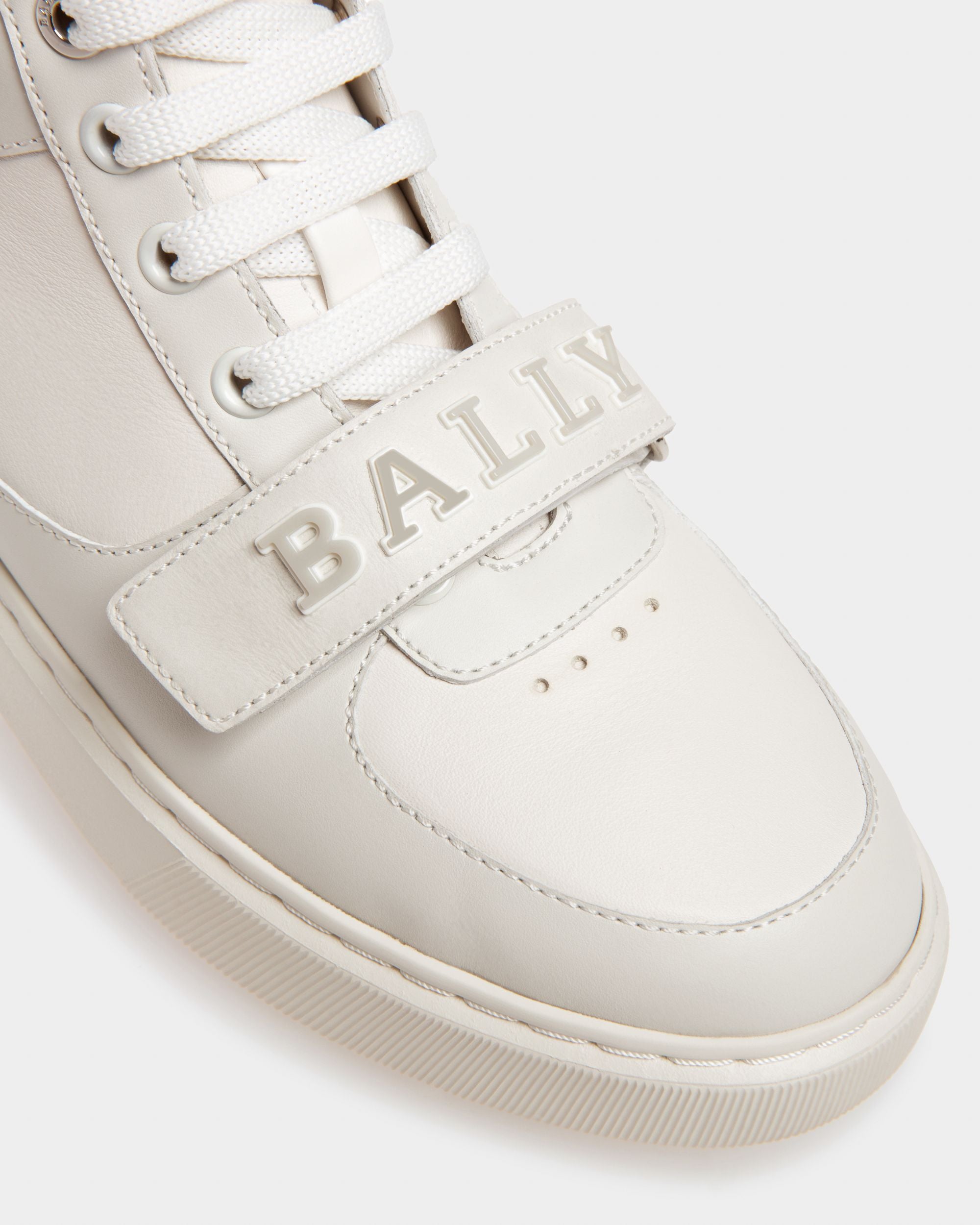 Merryk Sneakers En Cuir Blanc - Femme - Bally - 06