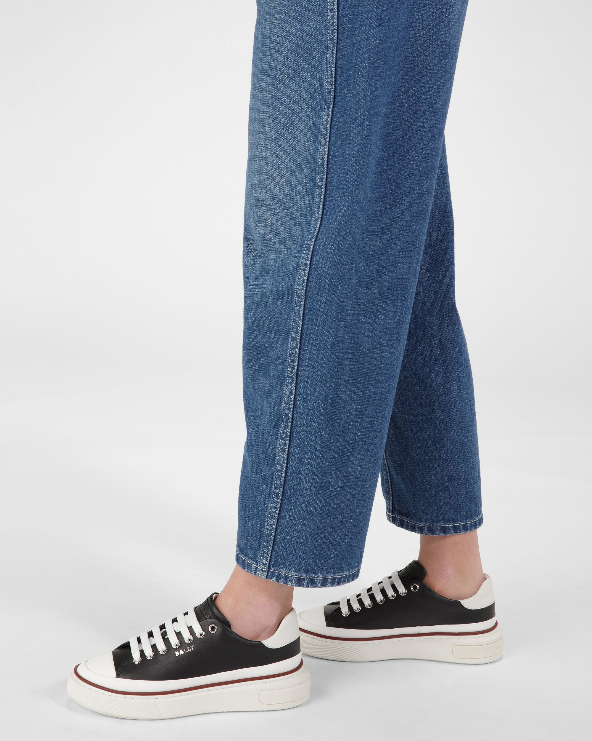 Maily Sneakers En Cuir Noir - Femme - Bally - 05