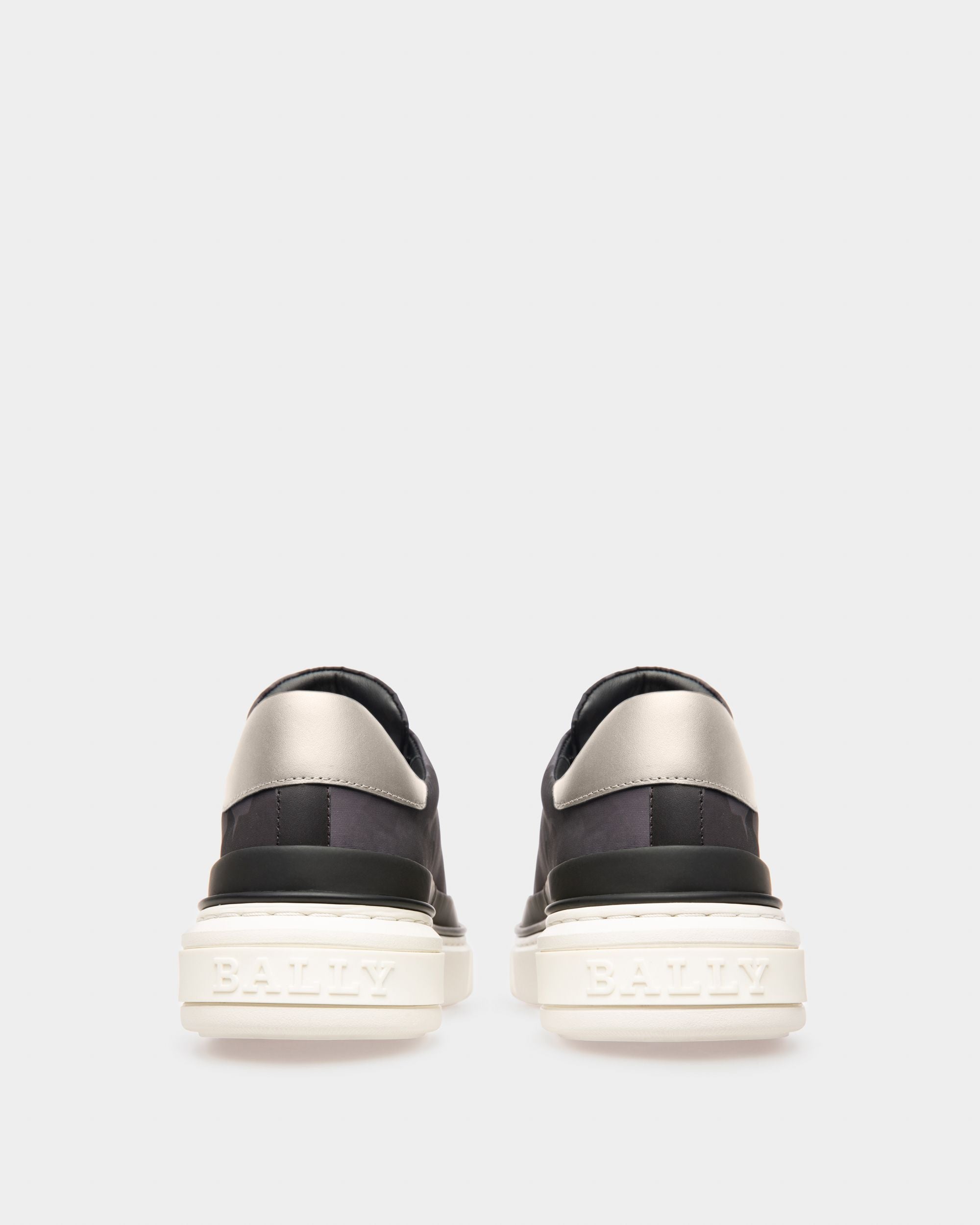 Maily Sneakers En Polyester Et Cuir Recyclés Noir - Femme - Bally - 04
