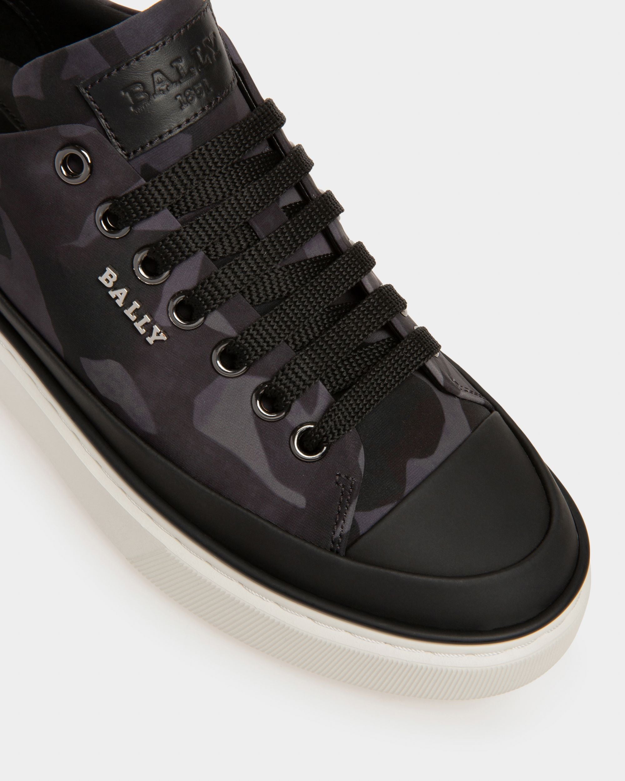 Maily Sneakers En Polyester Et Cuir Recyclés Noir - Femme - Bally - 06