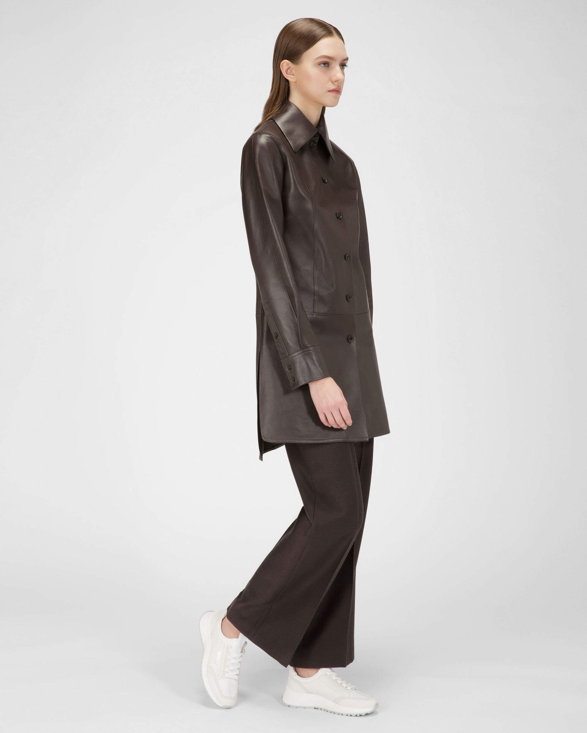Deven Sneakers En Cuir Blanc - Femme - Bally - 02