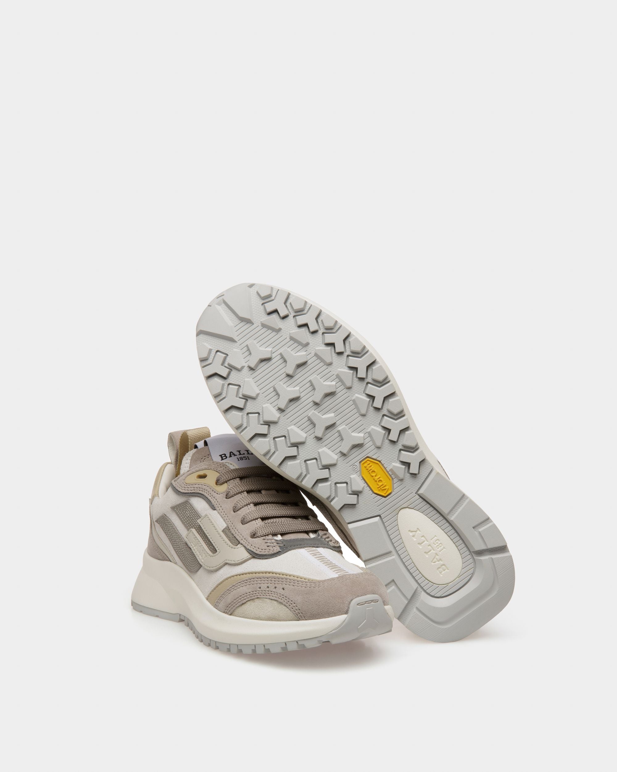 Darky Sneaker En Cuir Gris - Femme - Bally - 05