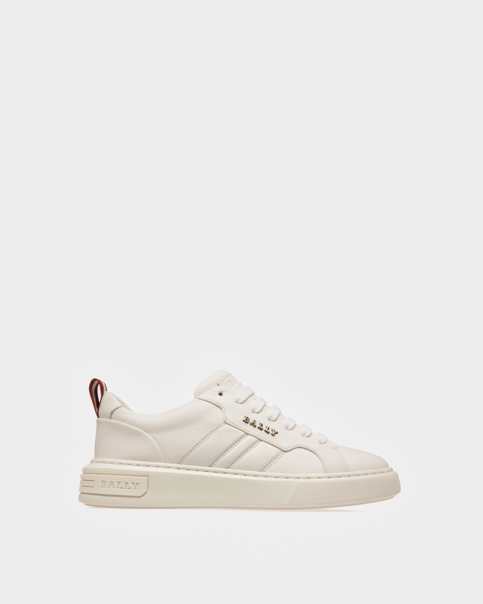 Maxim Sneakers En Cuir Blanc - Femme - Bally - 01