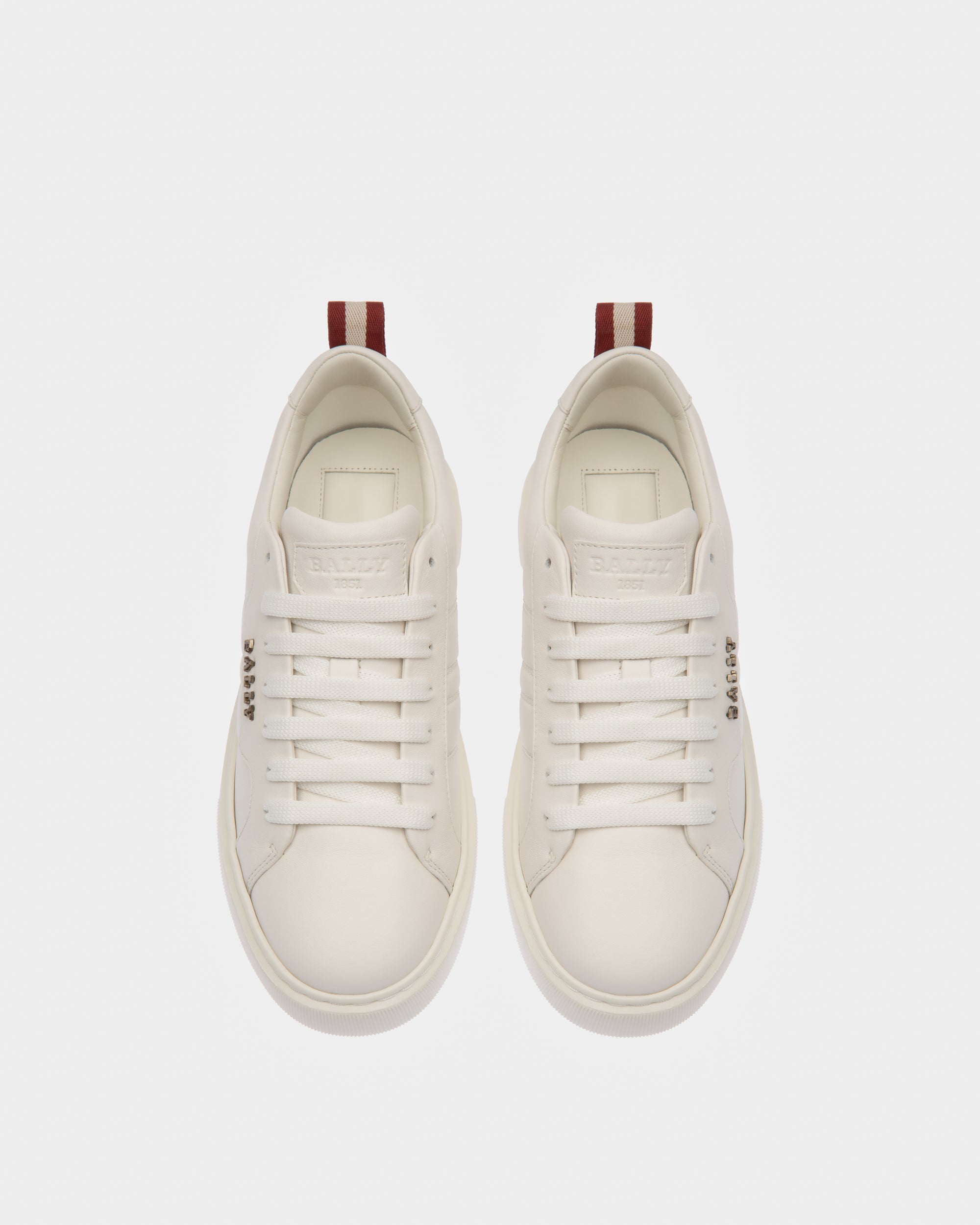 Maxim Sneakers En Cuir Blanc - Femme - Bally - 02