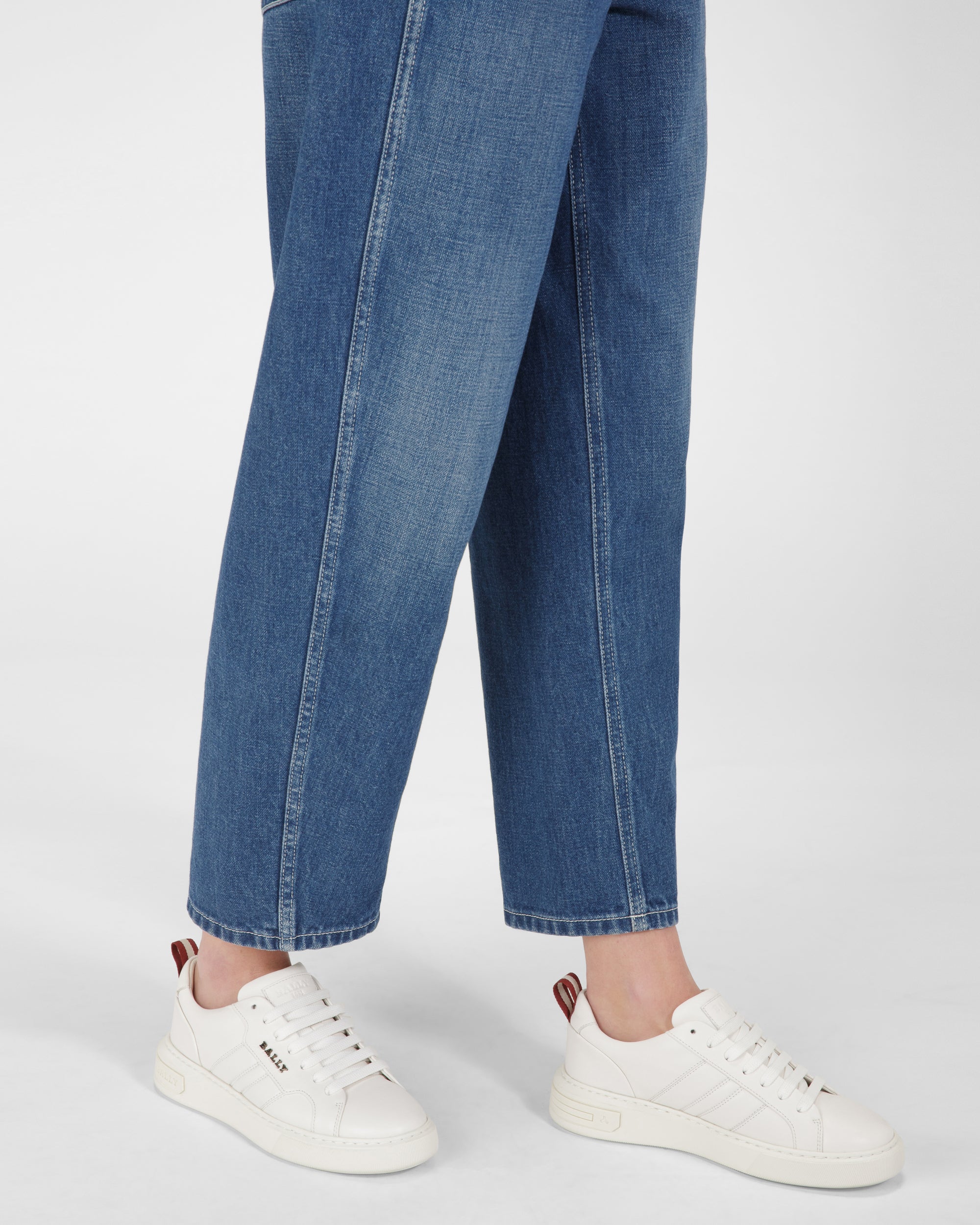 Maxim Sneakers En Cuir Blanc - Femme - Bally - 03