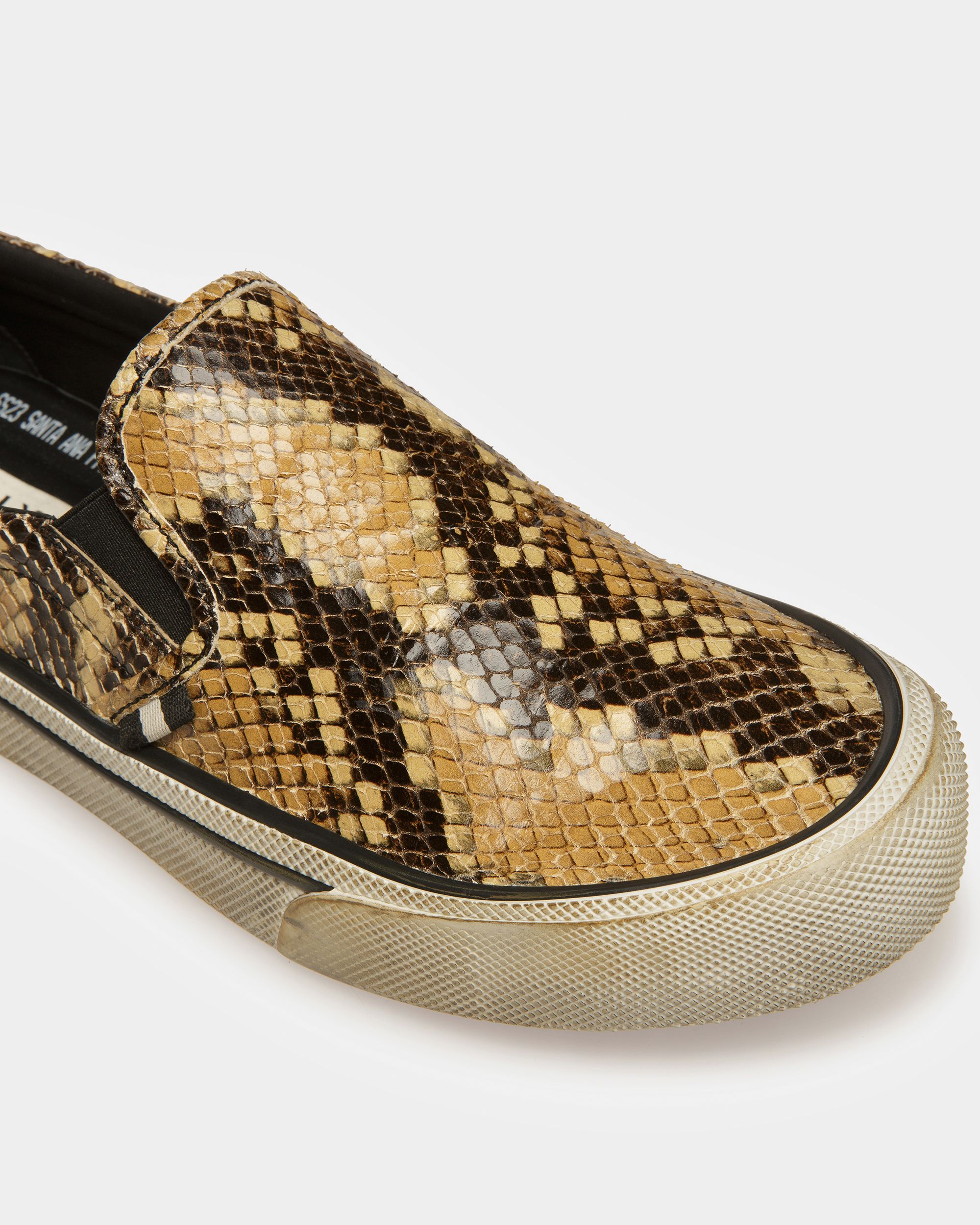 Sneaker Slipper Santa Ana Finition Imprimé Python - Femme - Bally - 06