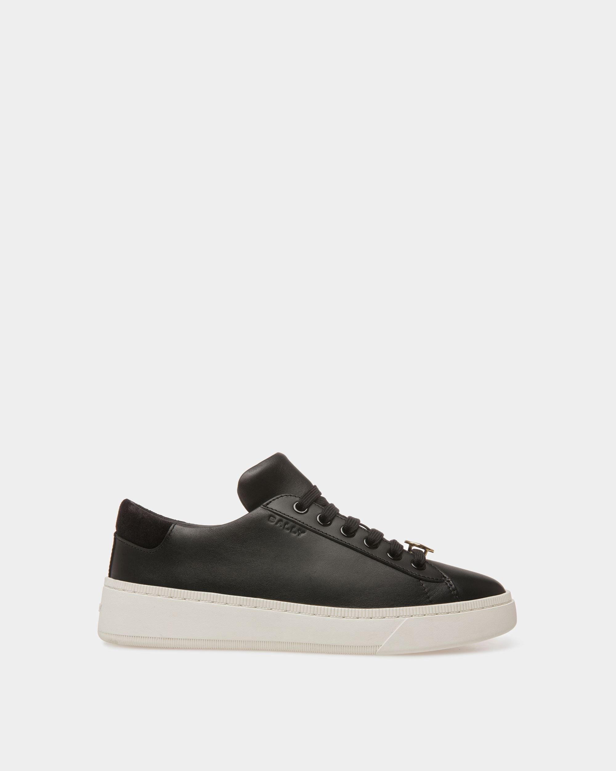 Sneakers Raise En cuir noir et blanc - Femme - Bally - 01