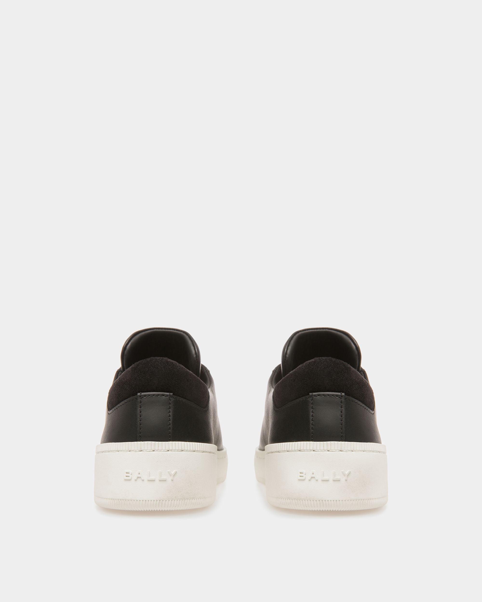Sneakers Raise En cuir noir et blanc - Femme - Bally - 05