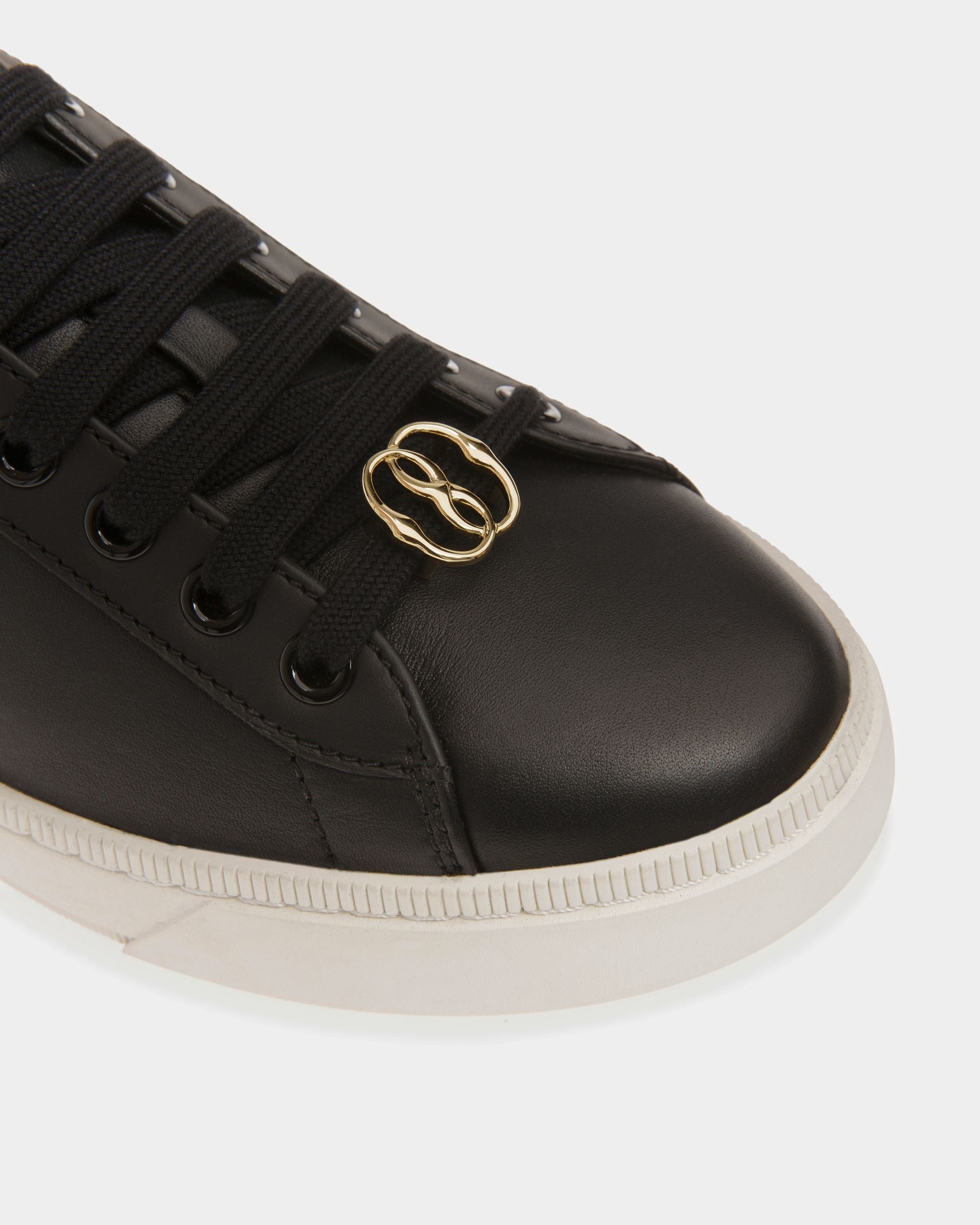 Sneakers Raise En cuir noir et blanc - Femme - Bally - 07