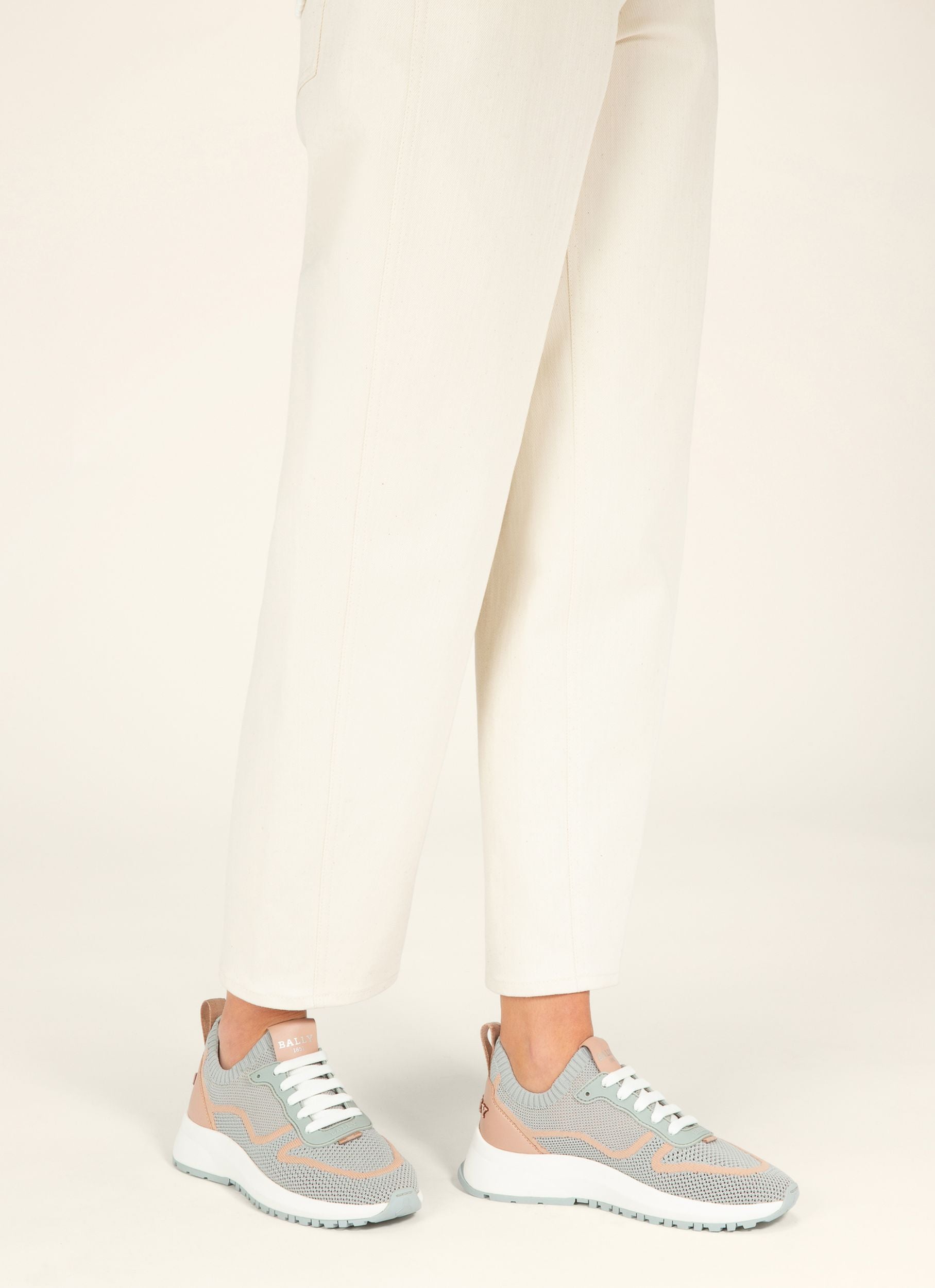 Davyn Sneakers En Mélange De Polyester Gris - Femme - Bally - 06
