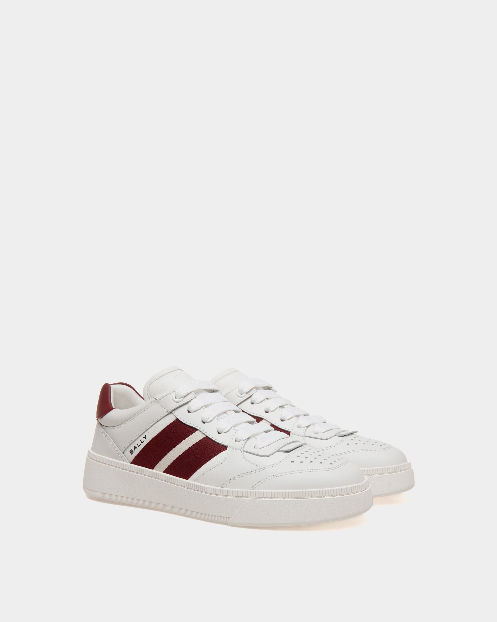 Sneaker Raise En Cuir Blanc - Femme - Bally - 02