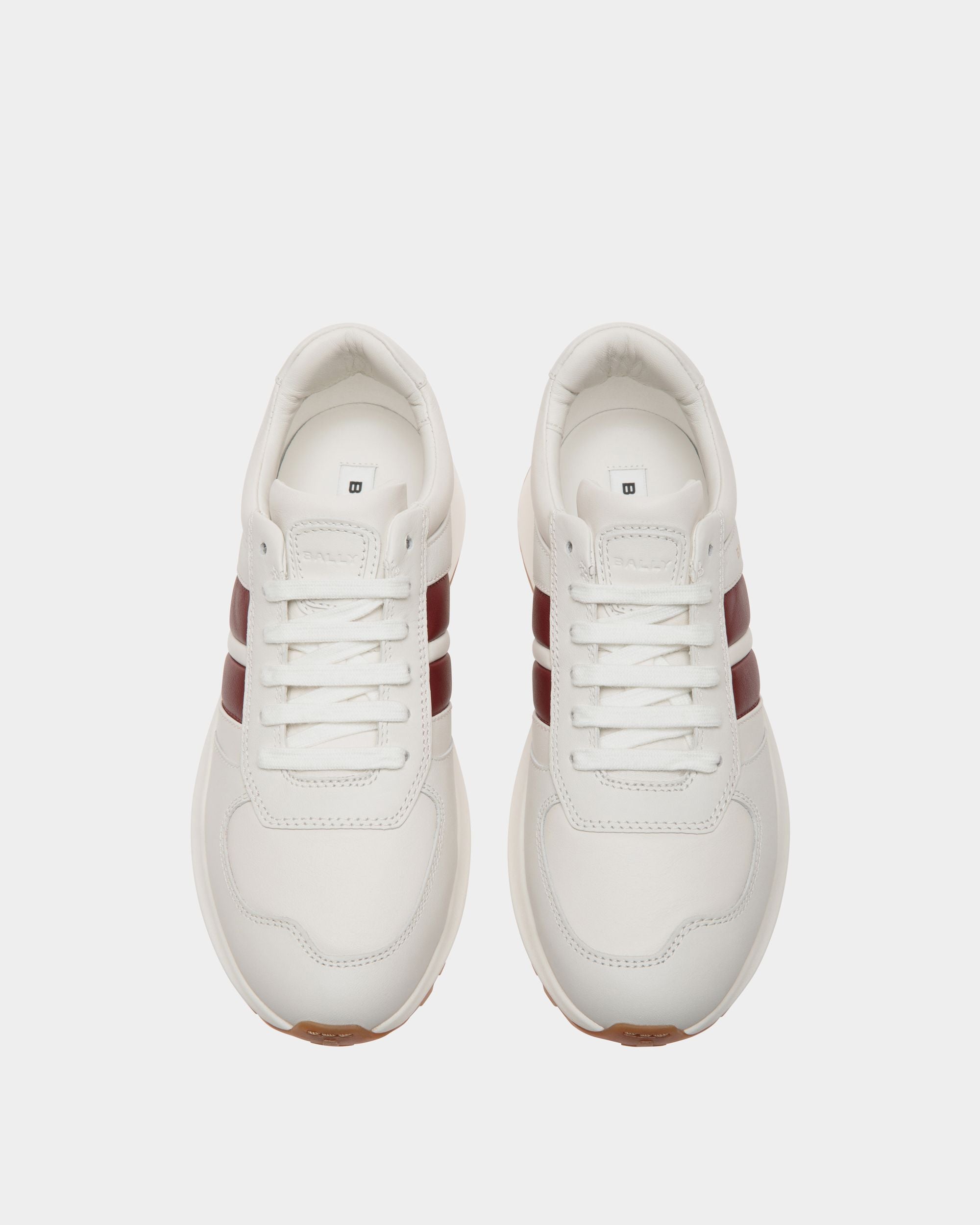 Outline Sneaker In White  Leather - Femme - Bally - 04