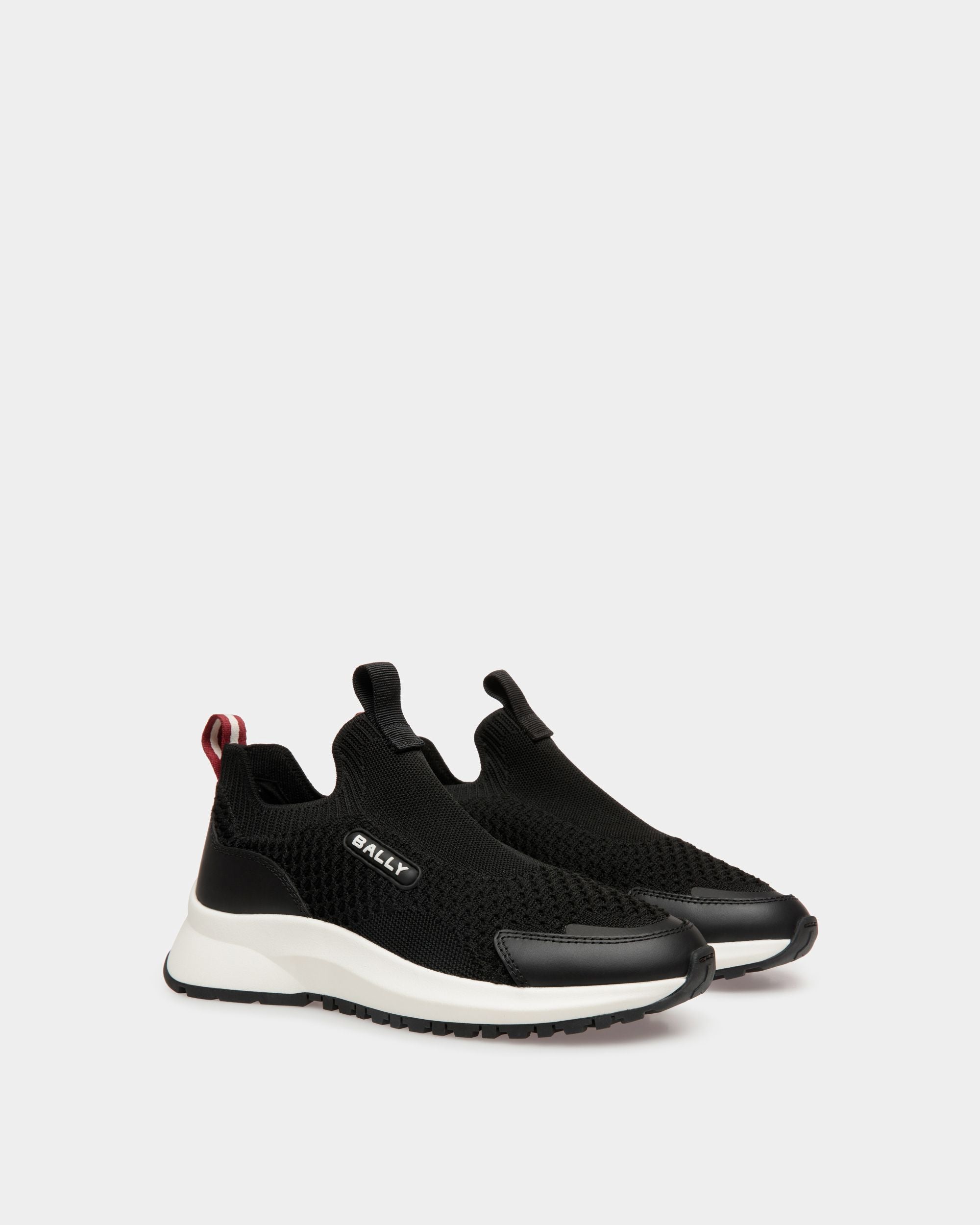 Sneaker Outline En Tissu Noir - Femme - Bally - 02