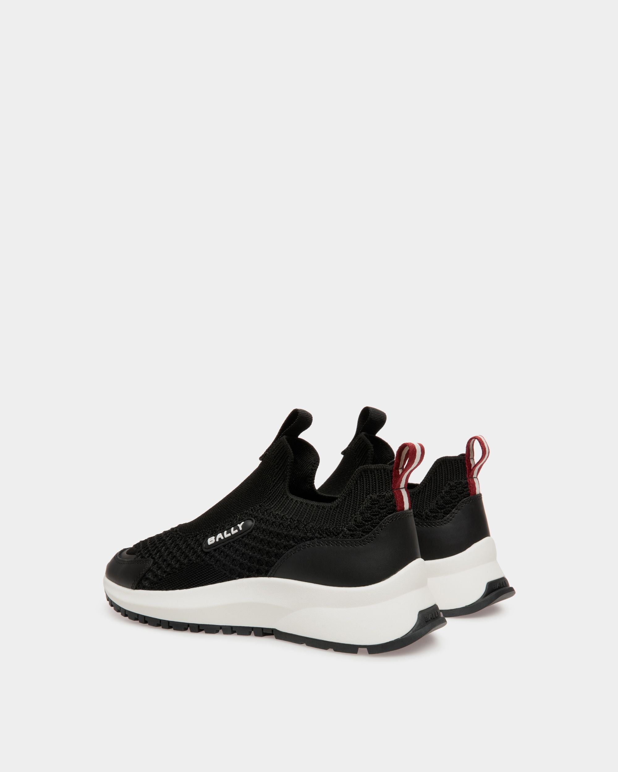 Sneaker Outline En Tissu Noir - Femme - Bally - 03