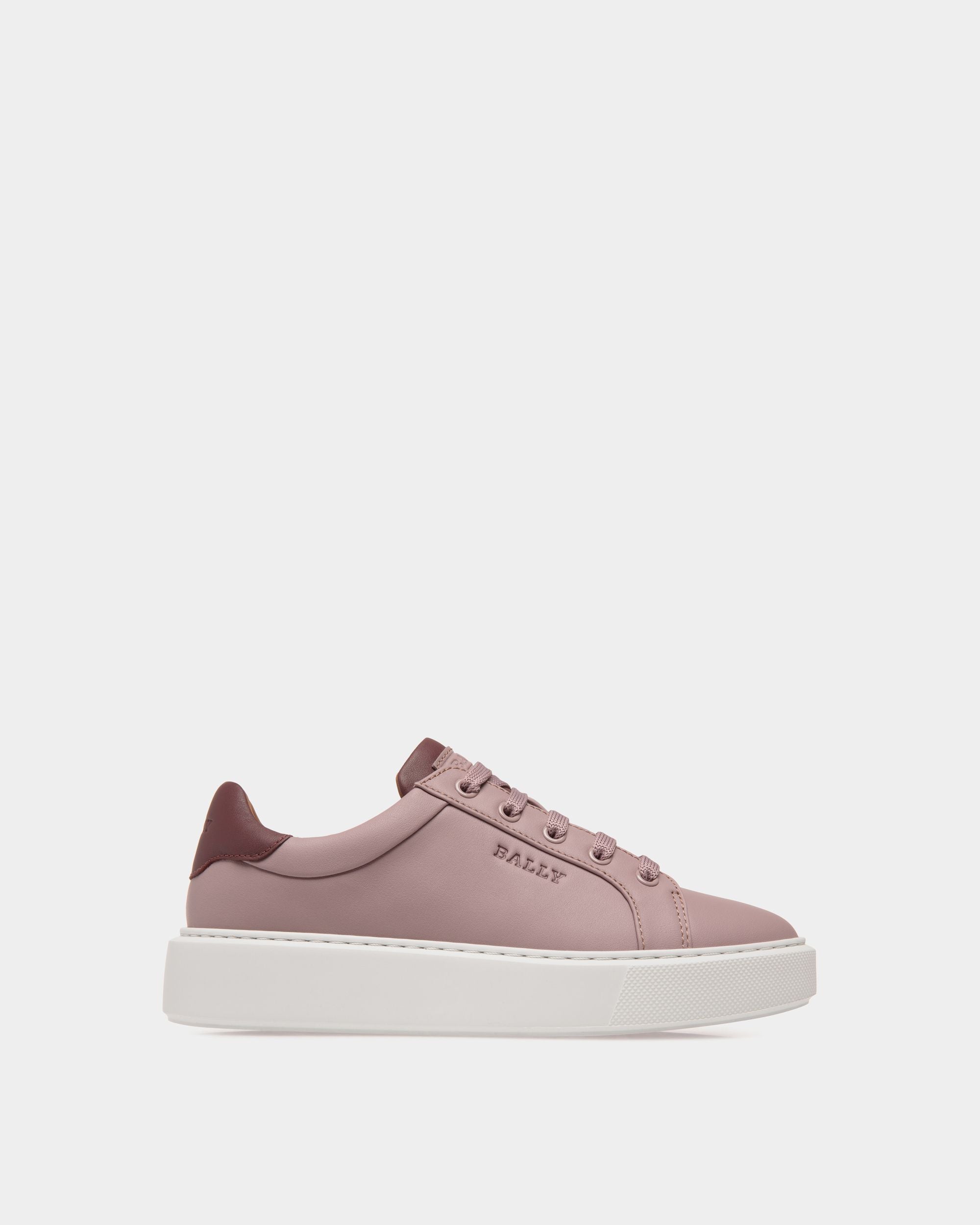 Sneaker En Cuir Rose - Femme - Bally - 01