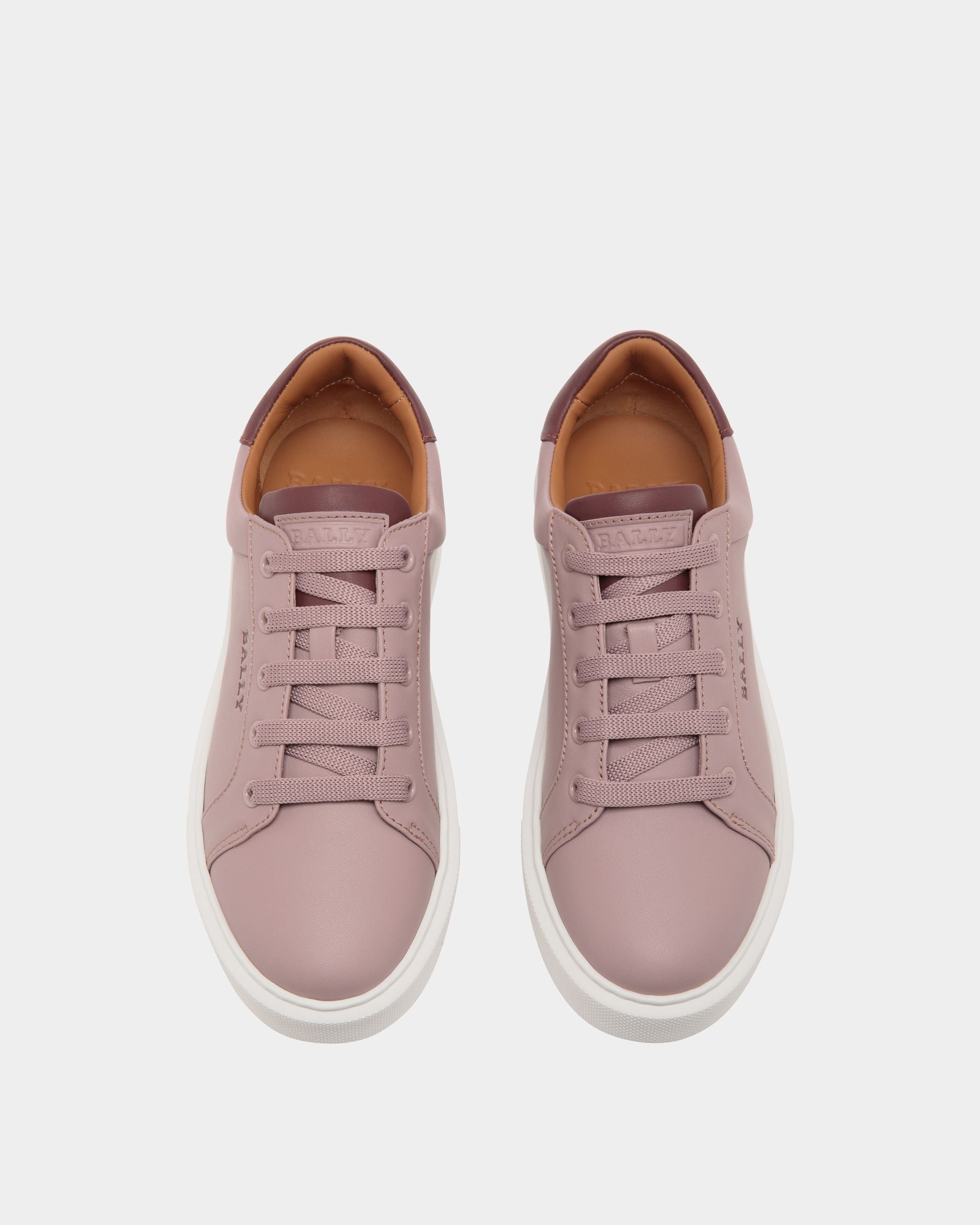 Sneaker En Cuir Rose - Femme - Bally - 04