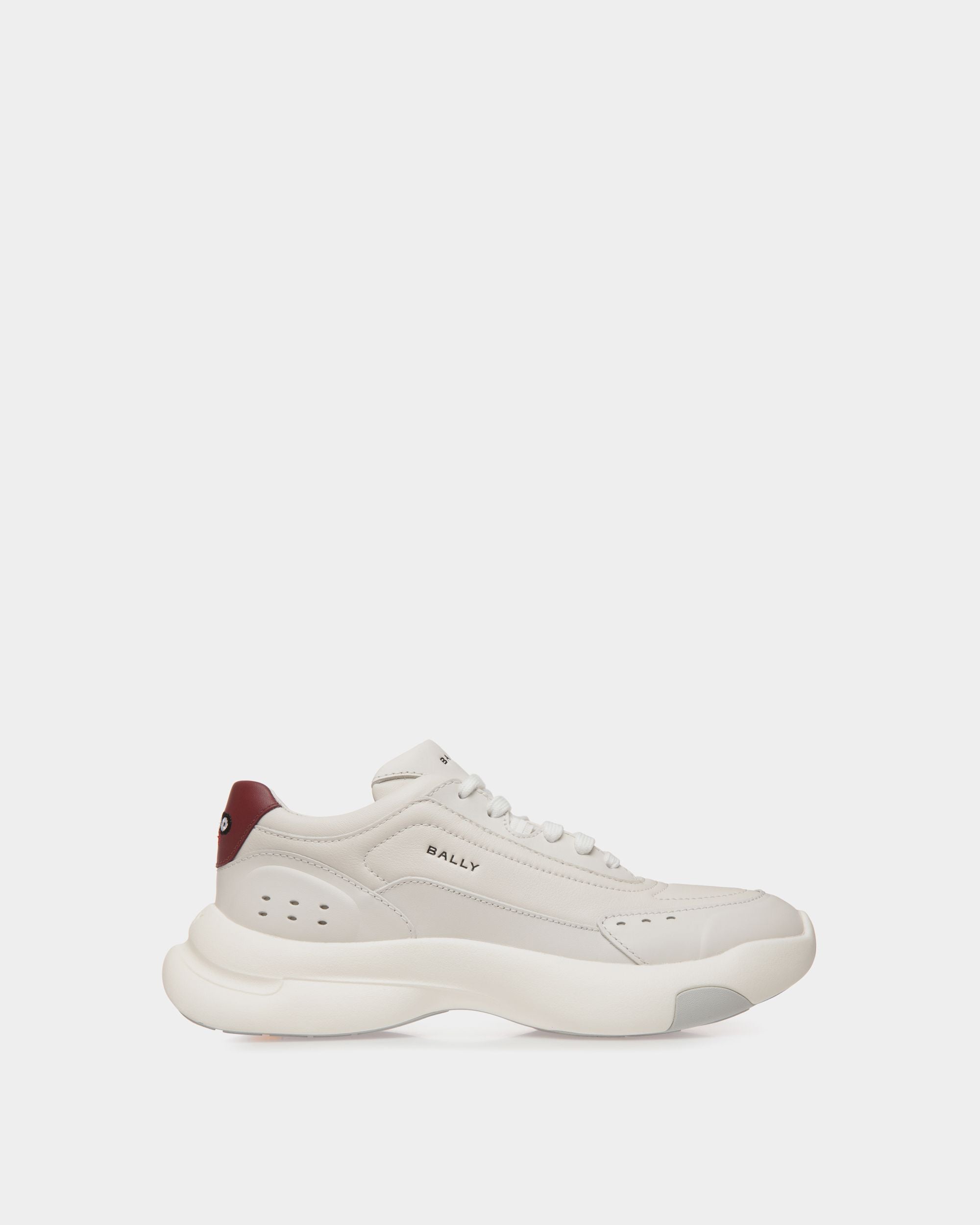 Sneaker Dune En Cuir Blanc - Femme - Bally - 01