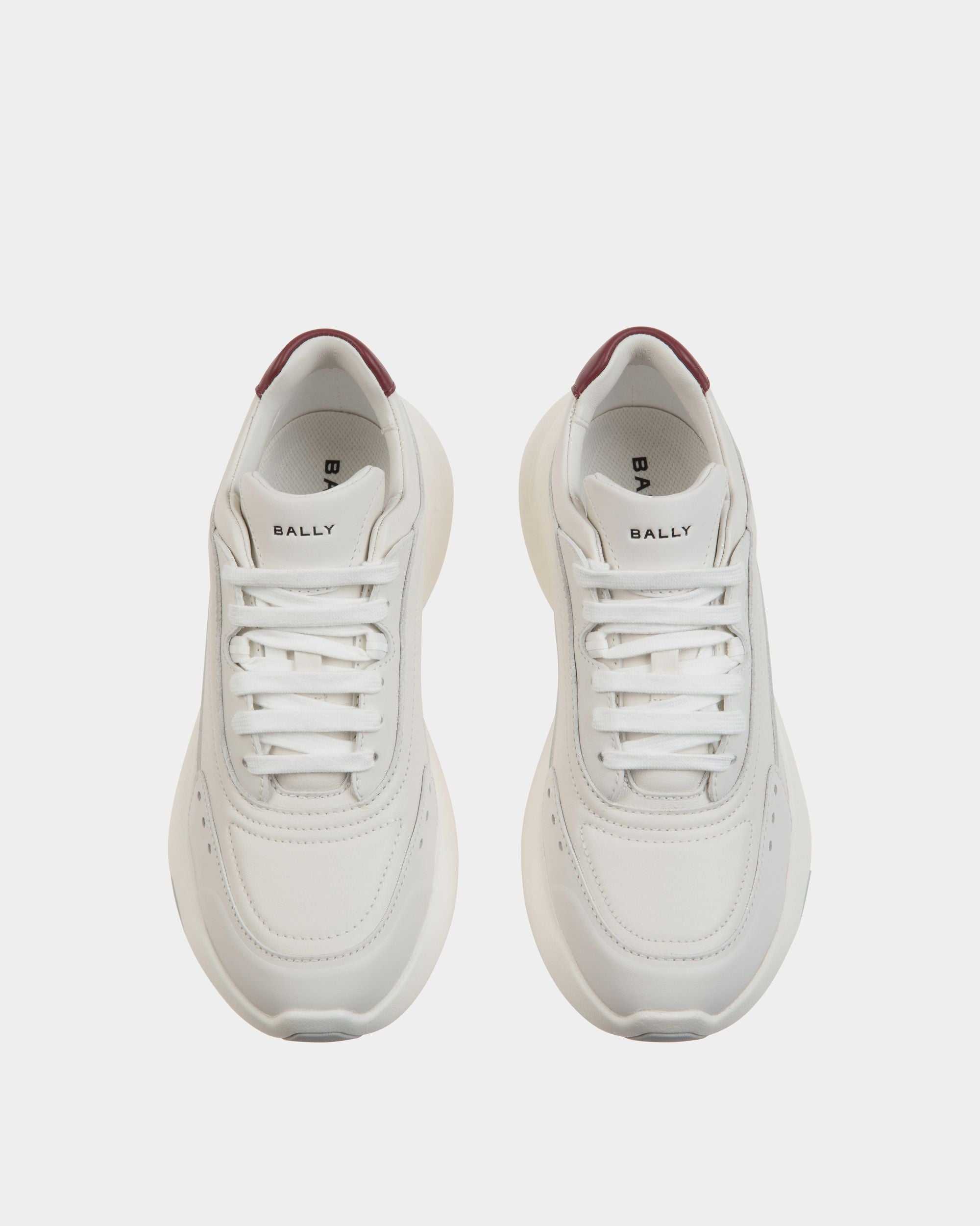 Sneaker Dune En Cuir Blanc - Femme - Bally - 05