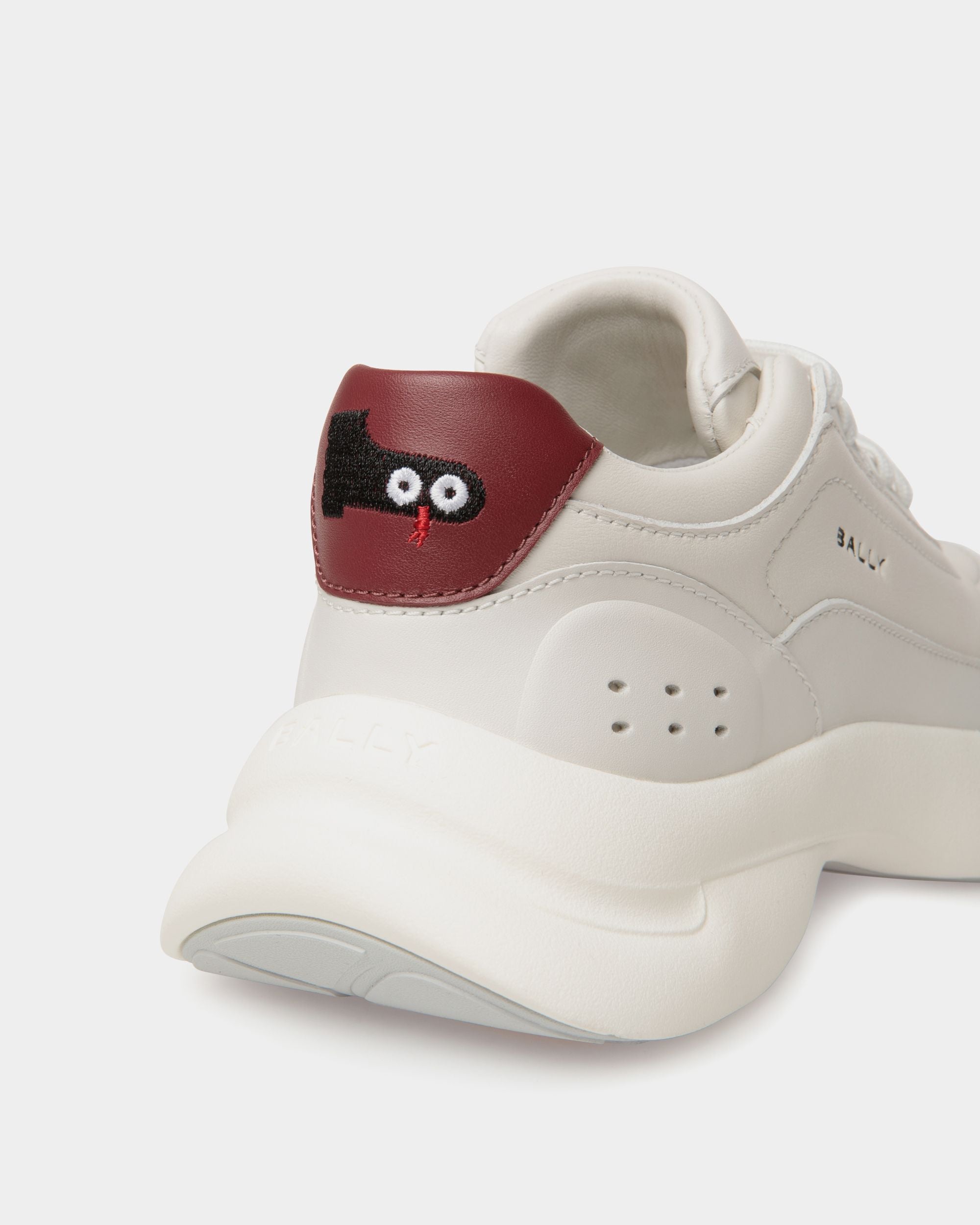 Sneaker Dune En Cuir Blanc - Femme - Bally - 06