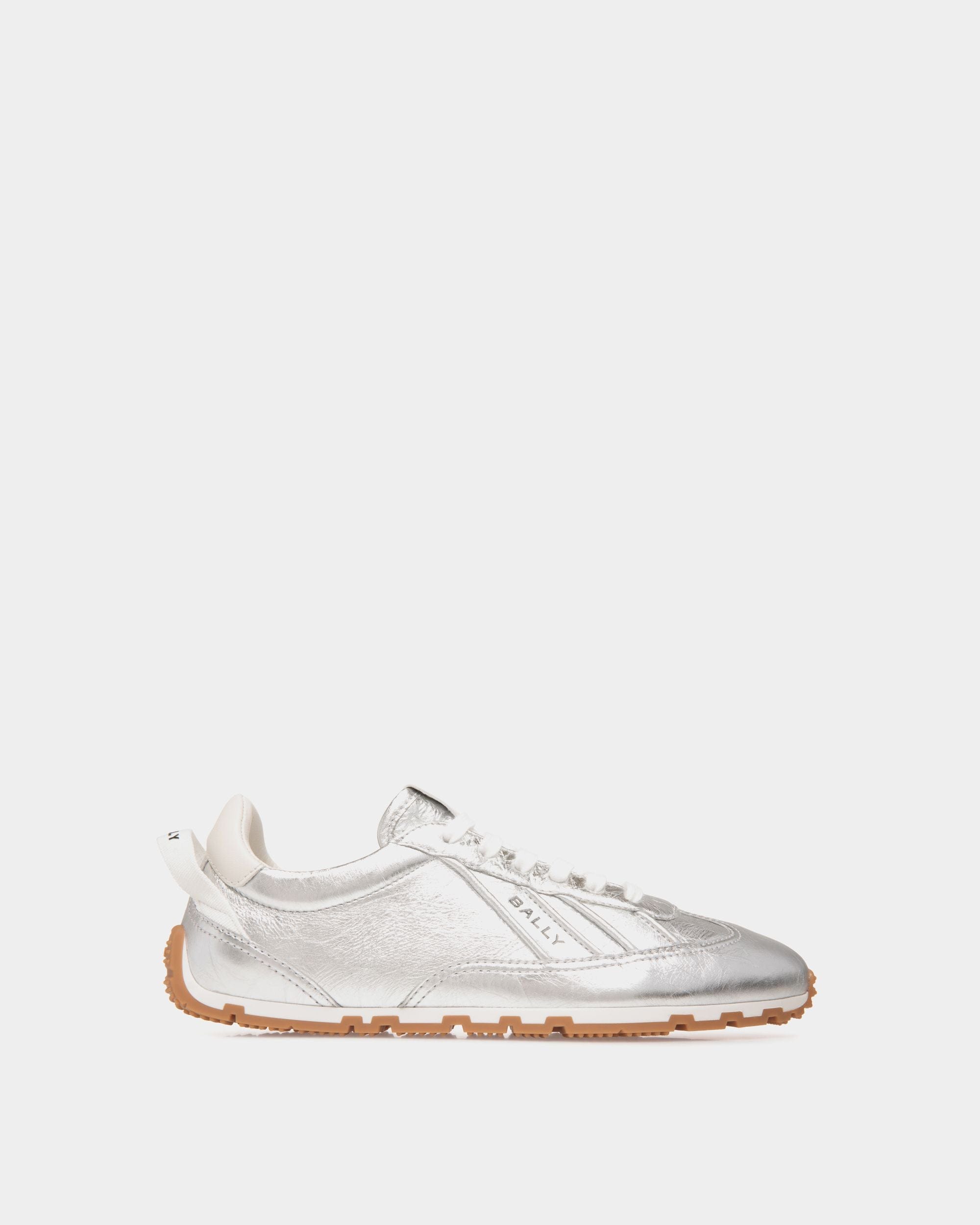 Sneaker Quarry En Cuir Couleur Argent - Femme - Bally - 01