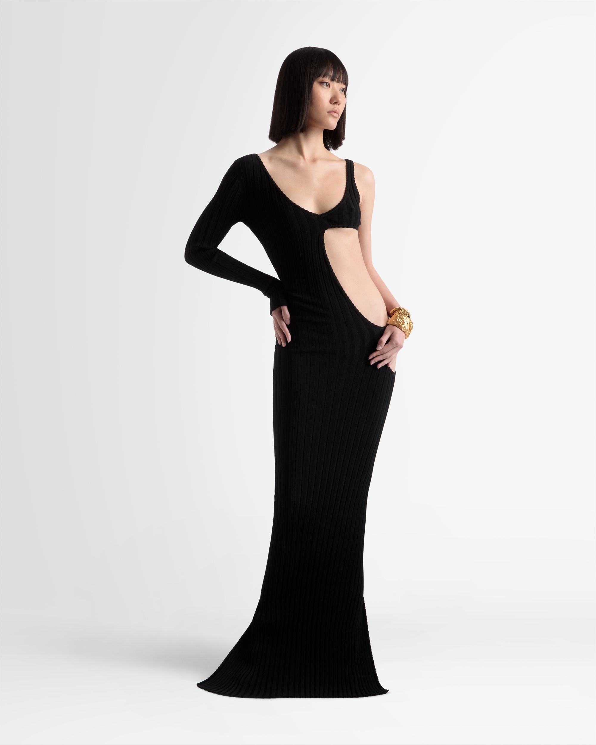Robe En Maille Ajourée - Femme - Bally - 01