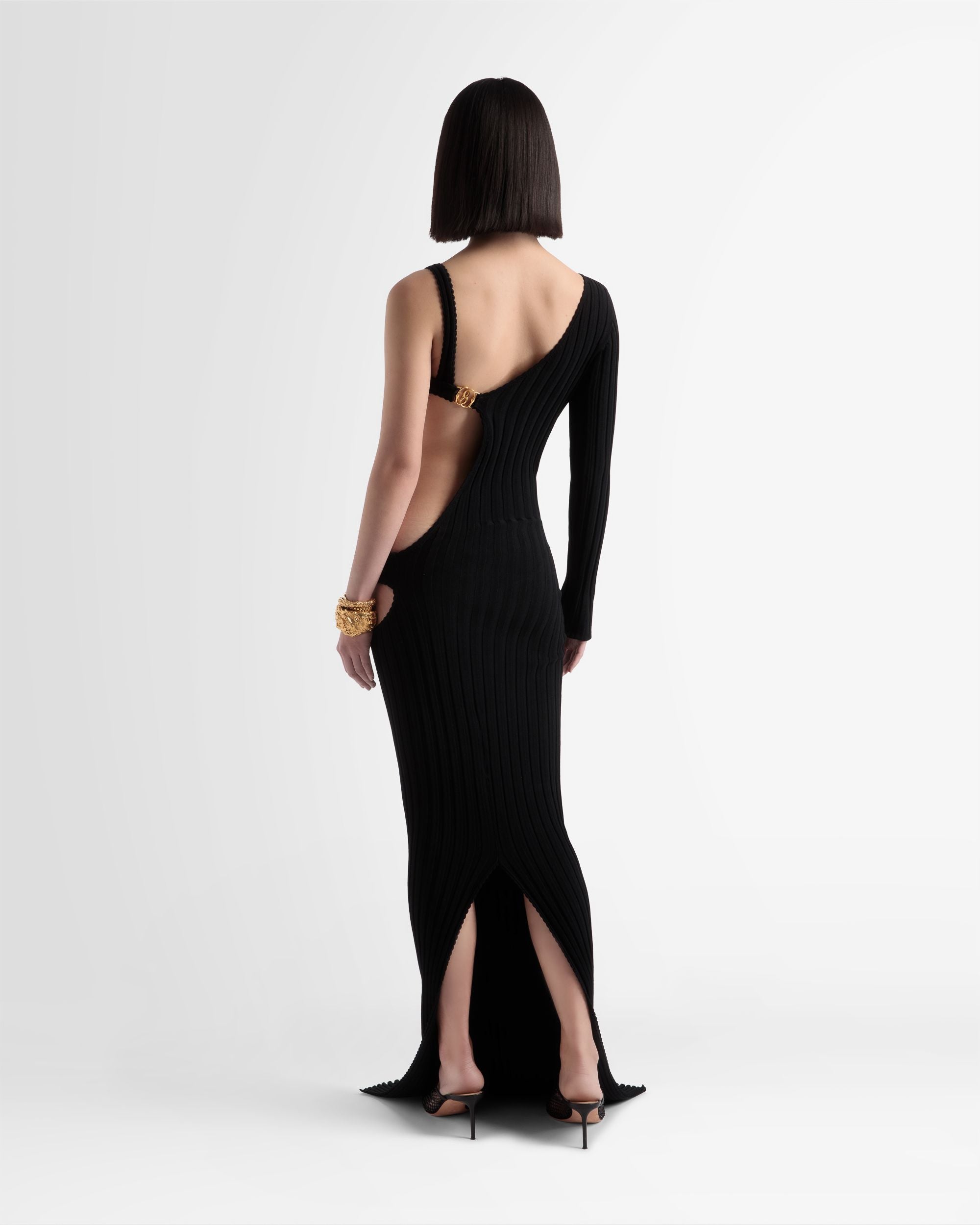 Robe En Maille Ajourée - Femme - Bally - 05