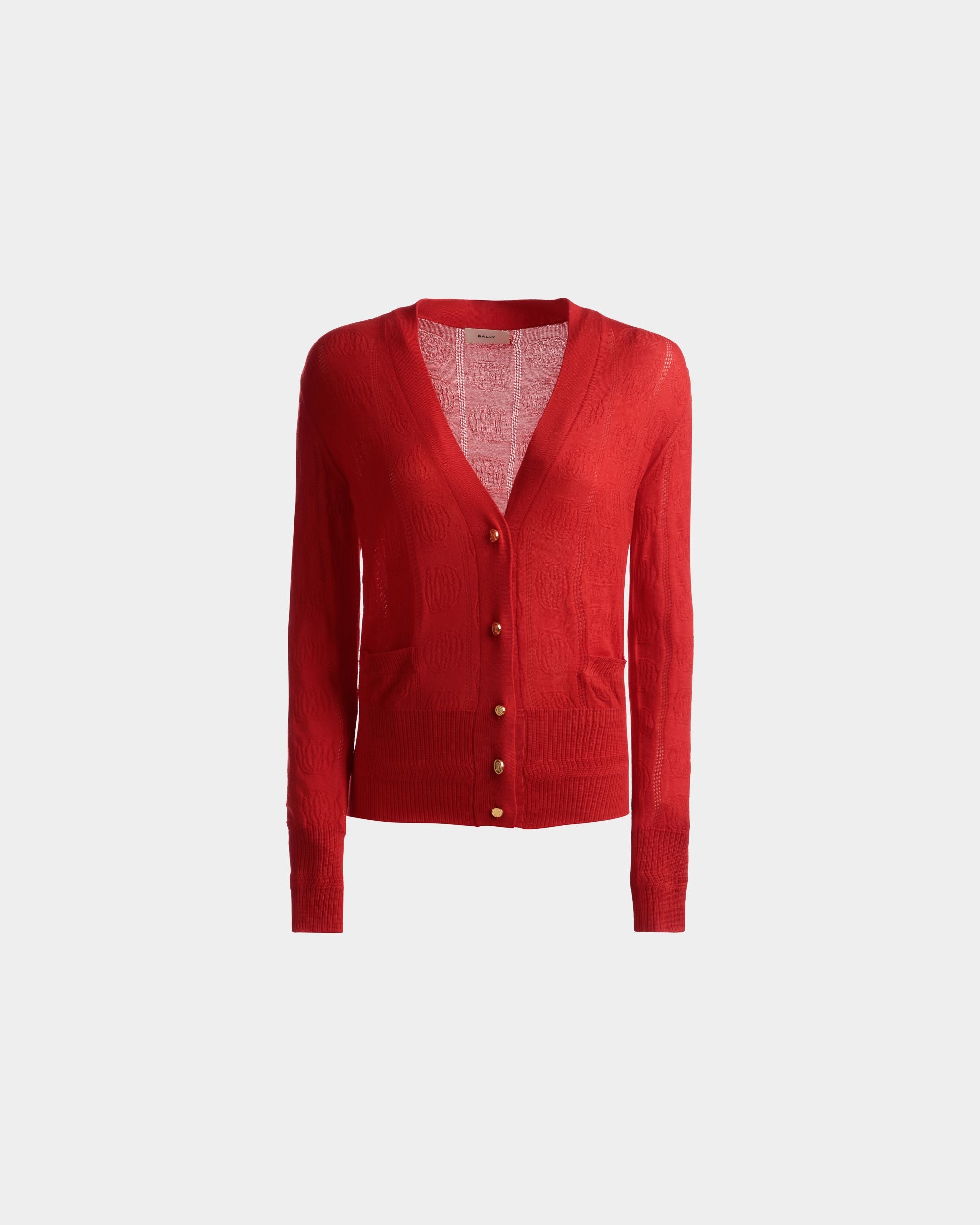 Cardigan Avec Détail En Maille - Femme - Bally - 01