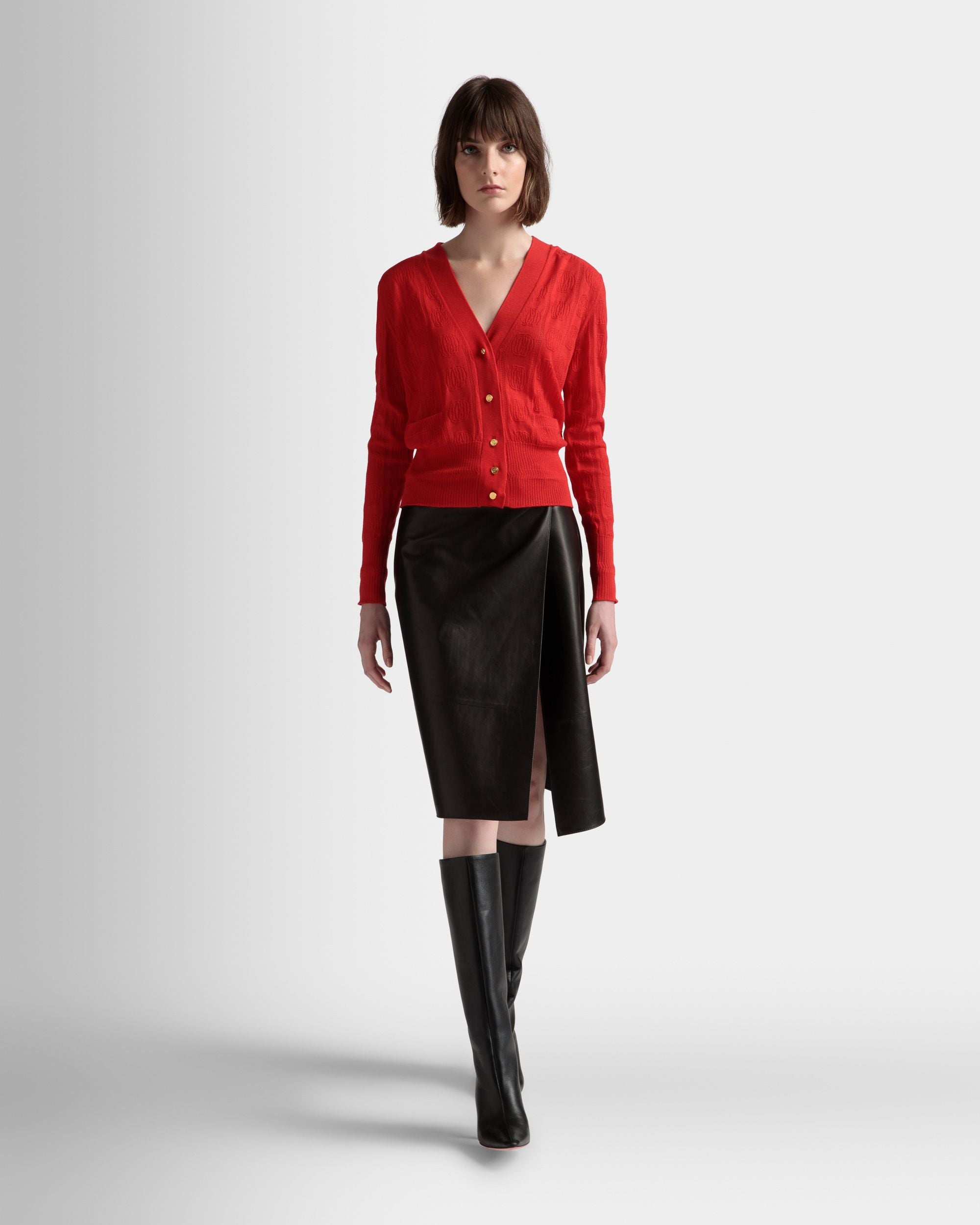 Cardigan Avec Détail En Maille - Femme - Bally - 02