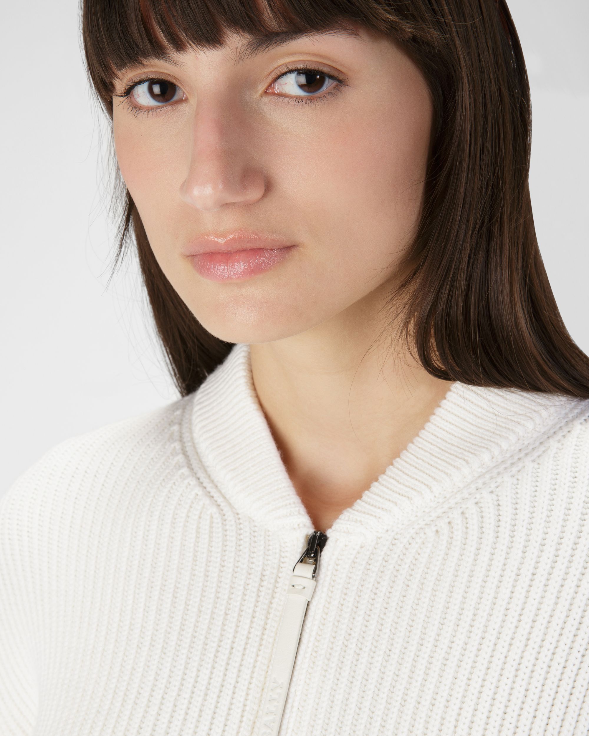Veste En Laine Ivoire - Femme - Bally - 02