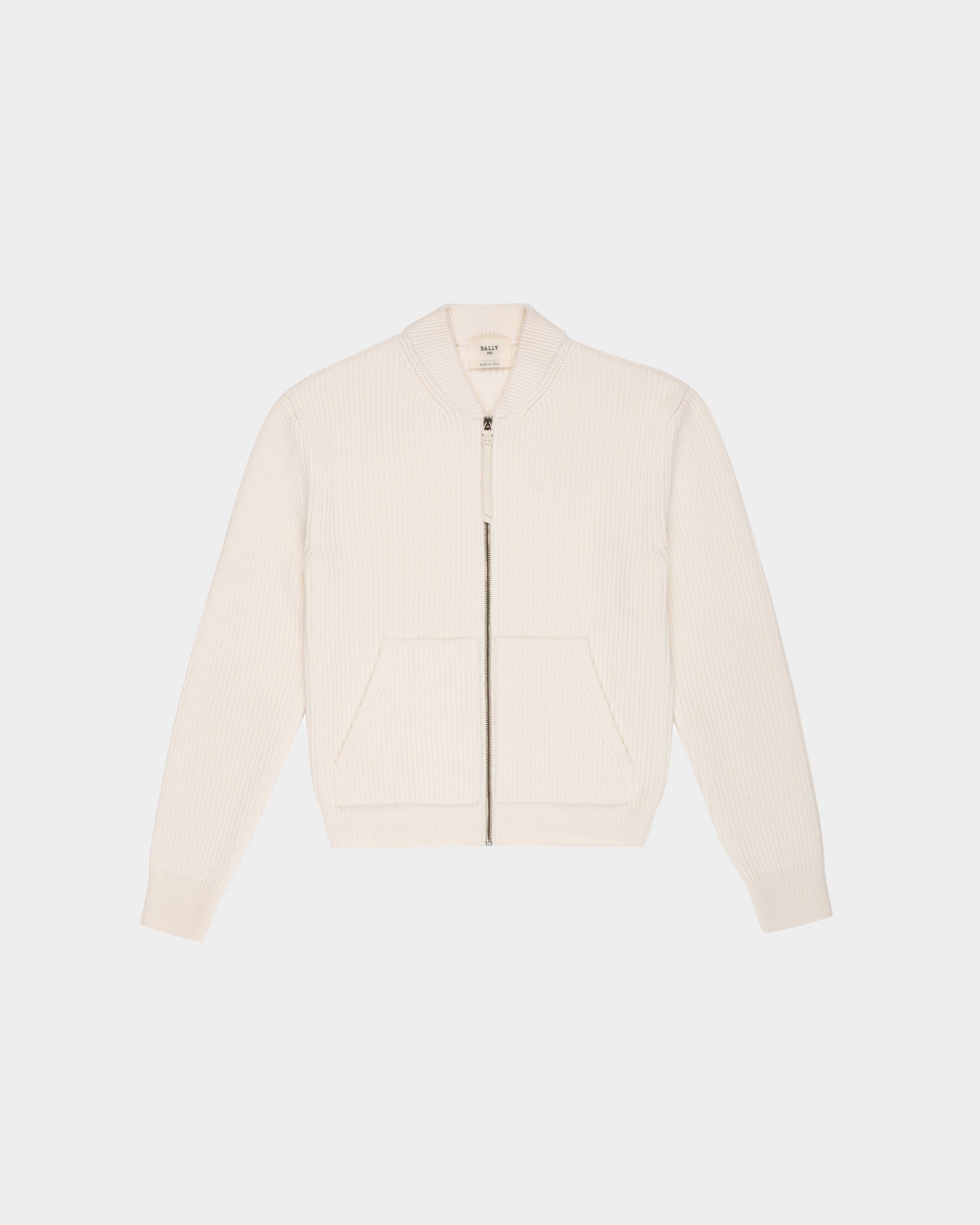 Veste En Laine Ivoire - Femme - Bally - 04