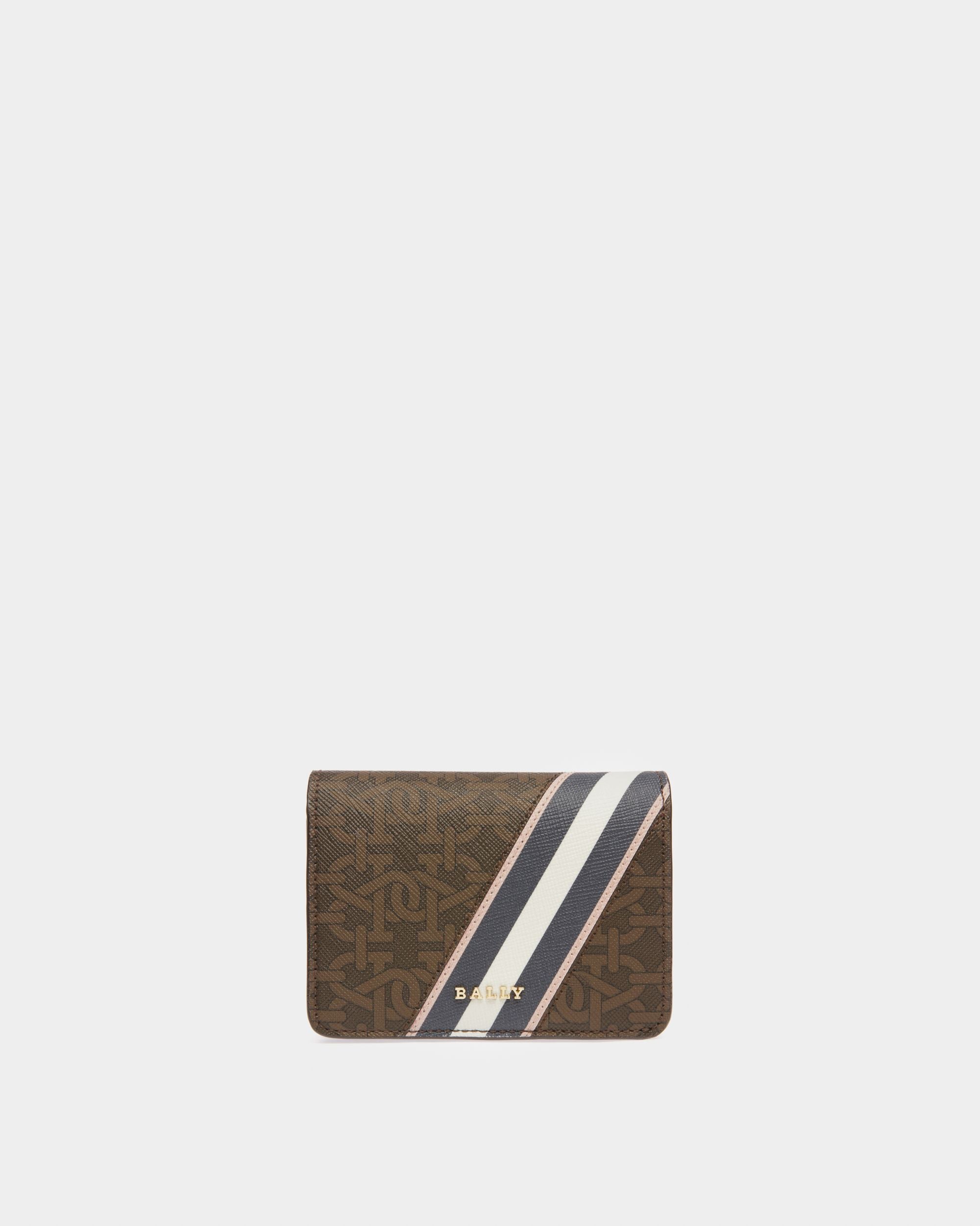 Lettes Porte-Cartes En Tpu Marron - Femme - Bally - 01