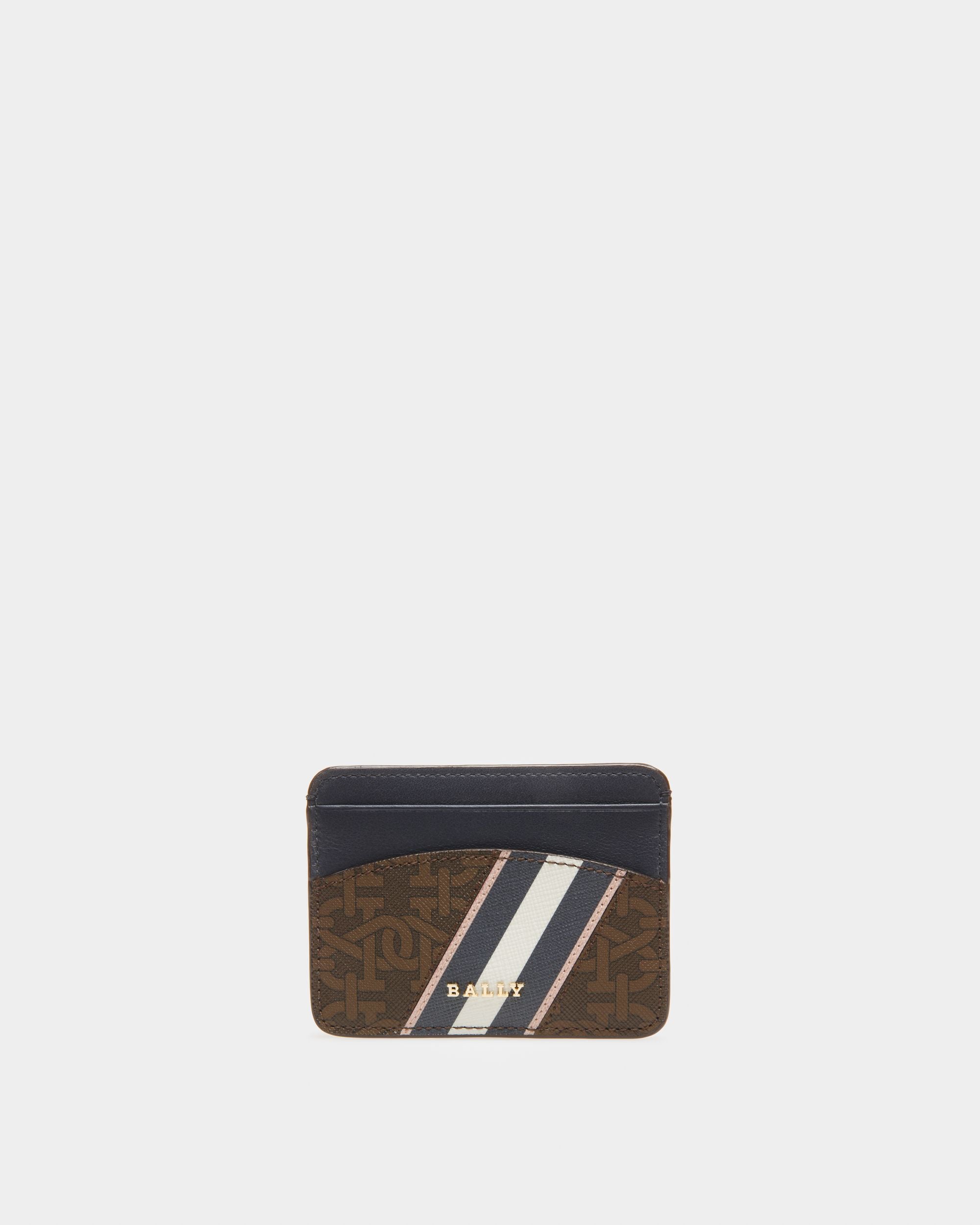 Lexye Porte-Cartes En Tpu Marron - Femme - Bally - 01