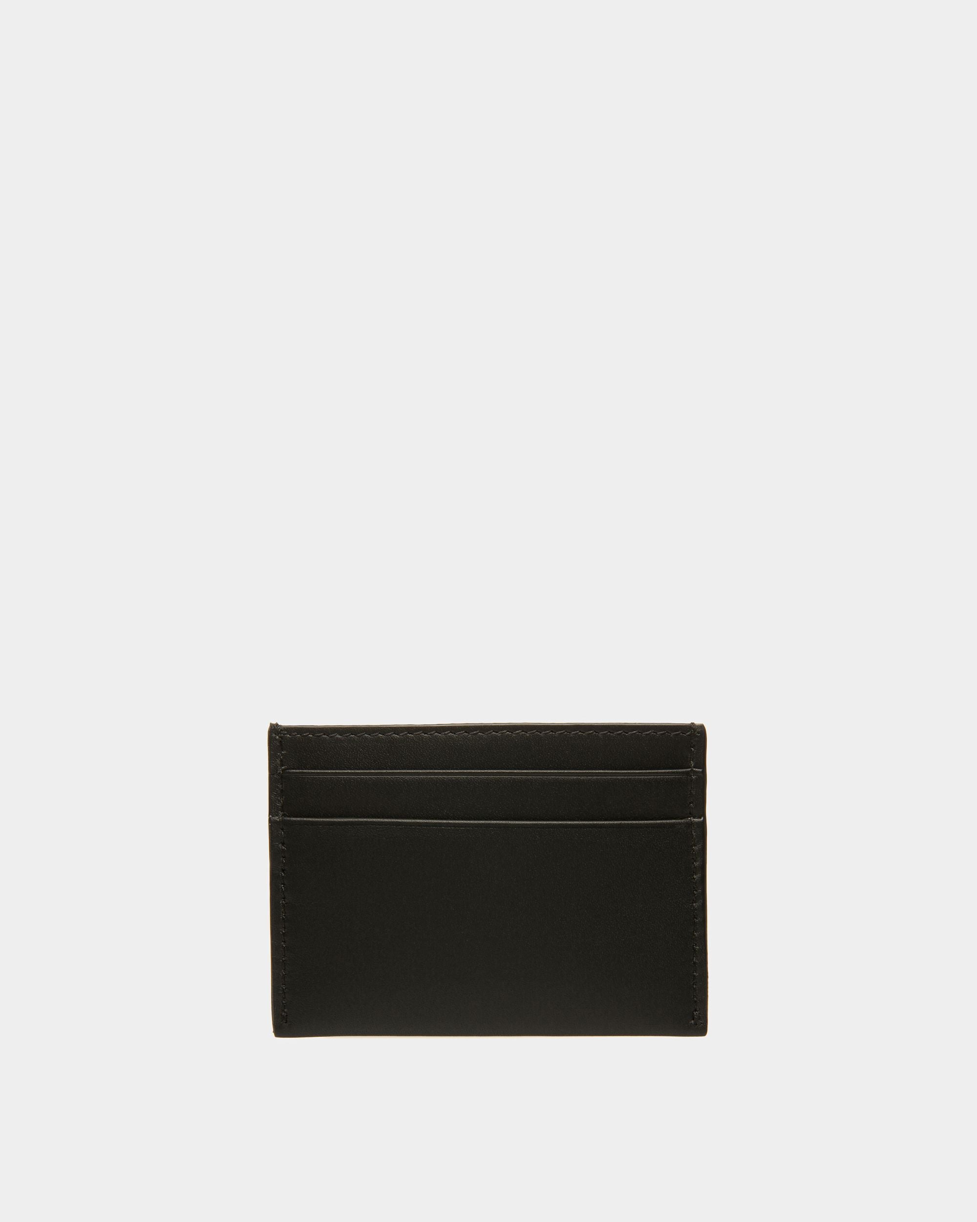 Porte-cartes Emblem En Cuir Noir - Femme - Bally - 02