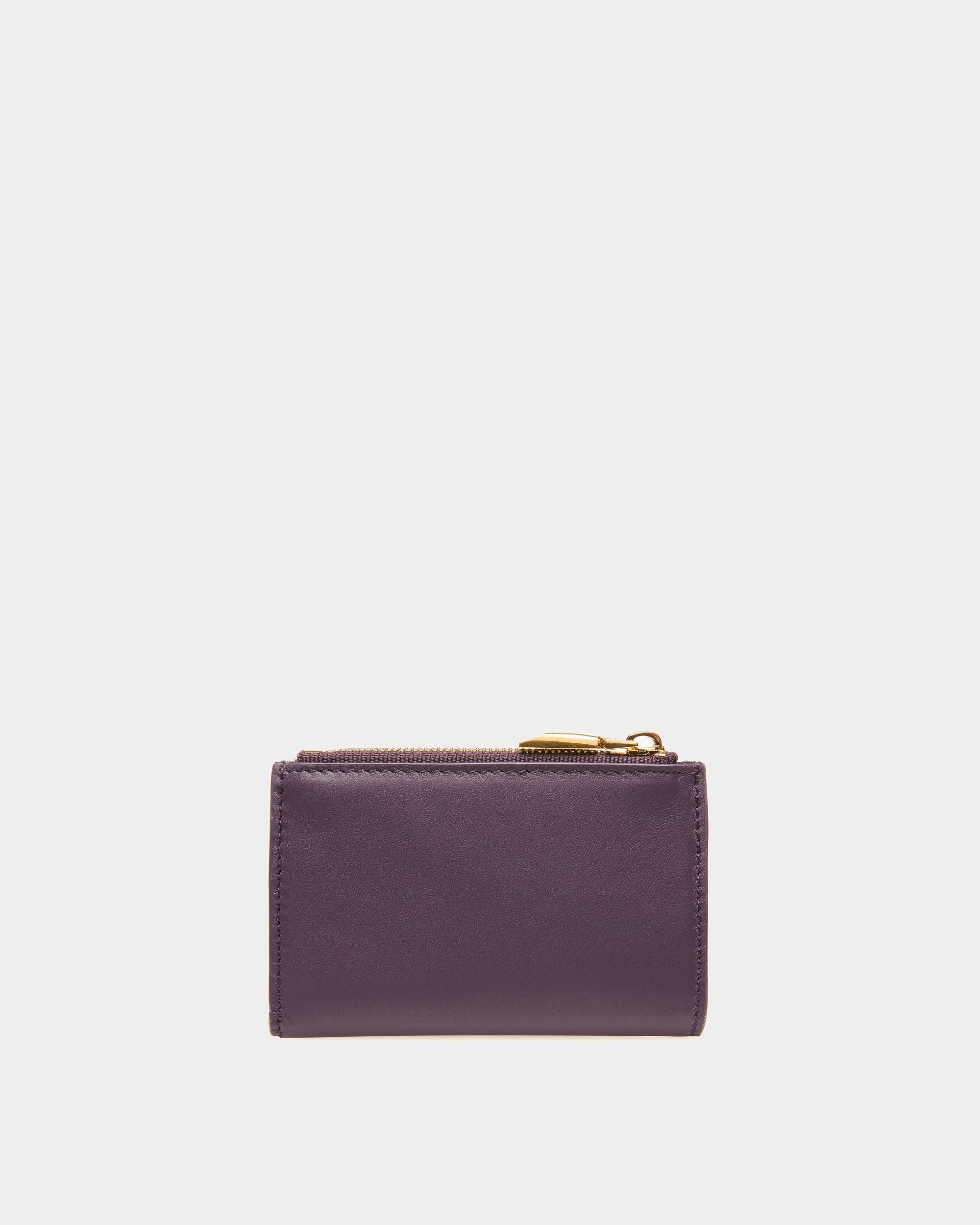 Portefeuille Emblem En cuir orchidée - Femme - Bally - 02
