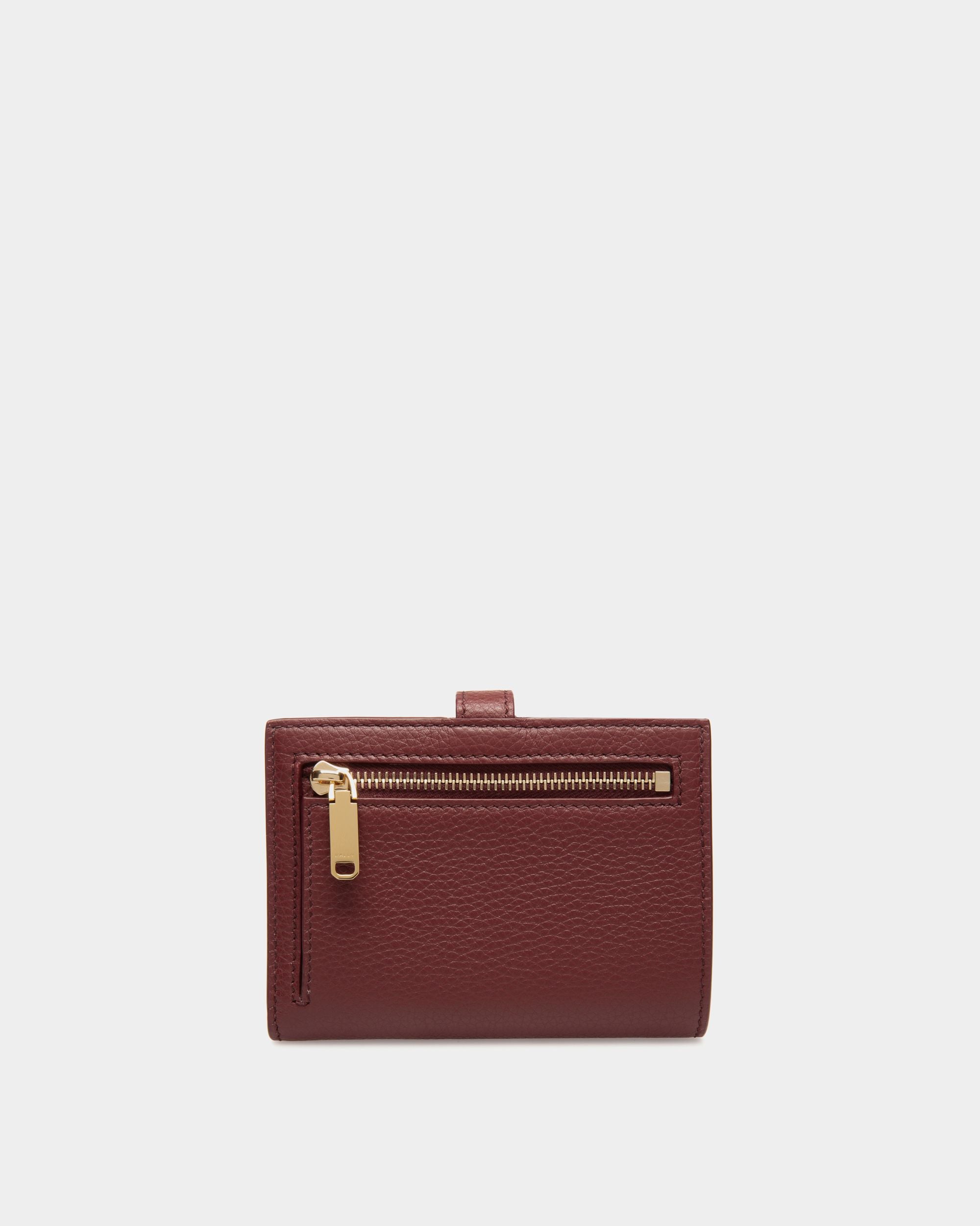 Portefeuille Lock Me En Cuir Grainé Andorra - Femme - Bally - 02