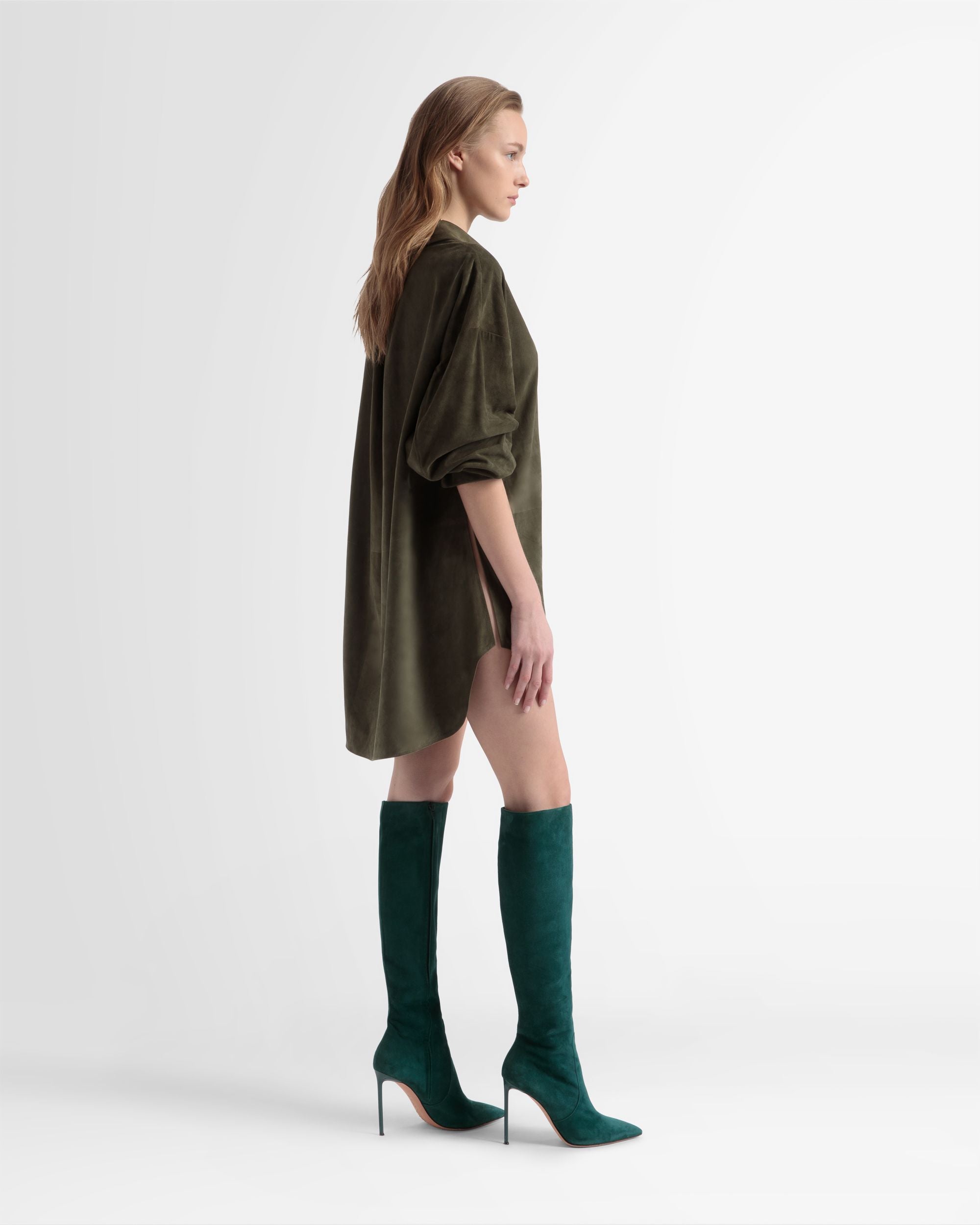 Chemisier En Cuir Oversize - Femme - Bally - 04