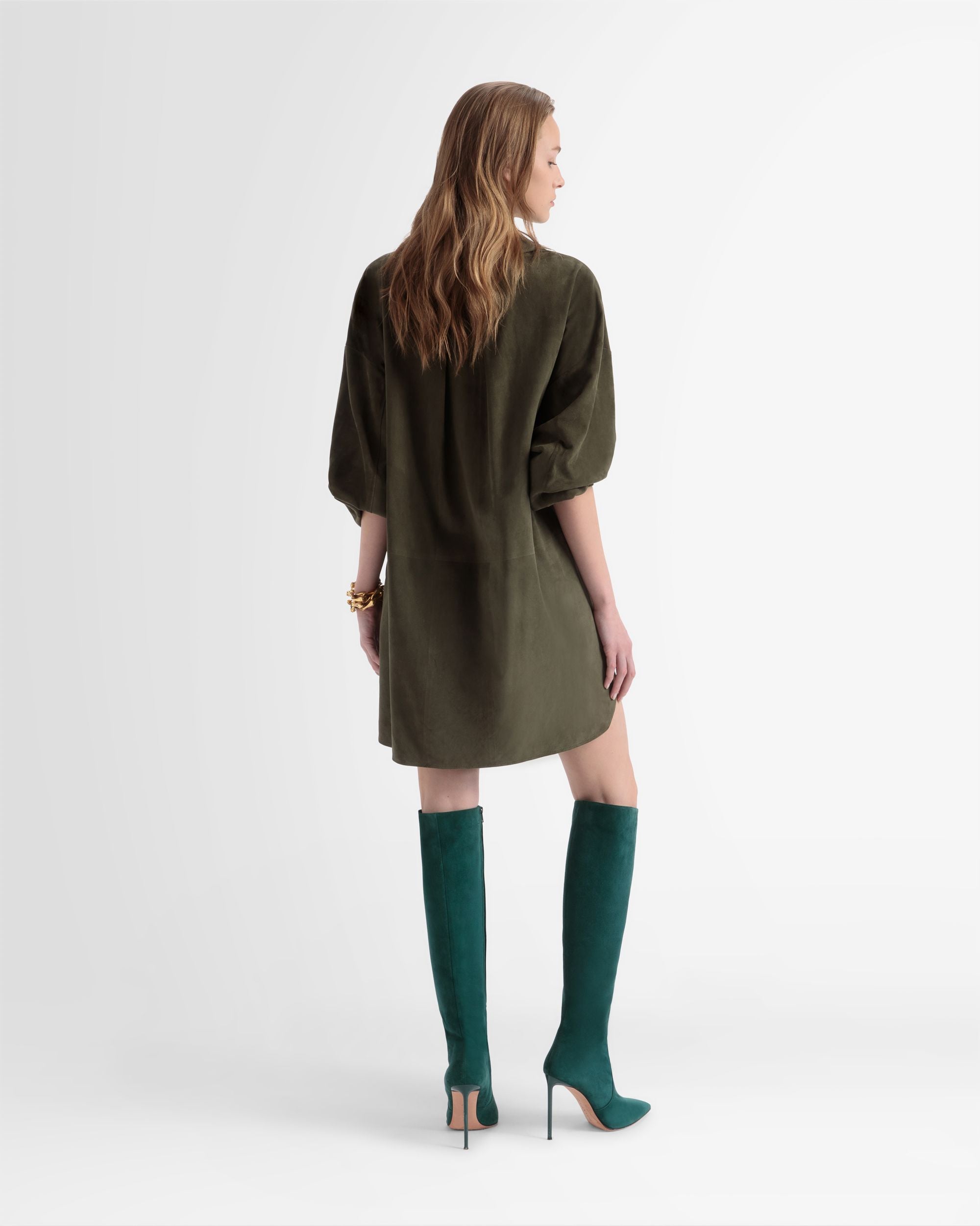 Chemisier En Cuir Oversize - Femme - Bally - 05