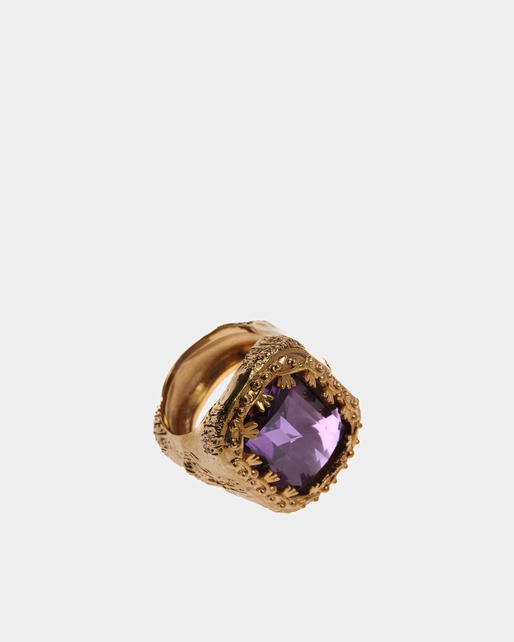 Bague Pierre Couleur Améthyste - Femme - Bally - 01