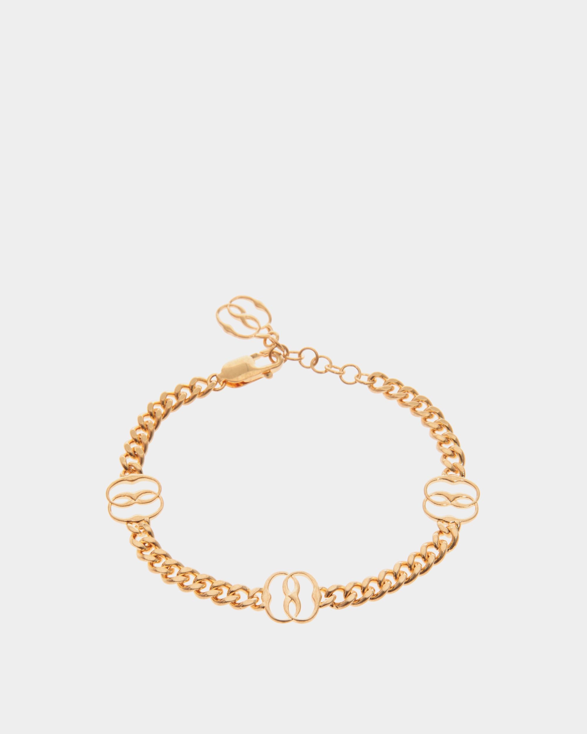 Bracelet Emblem En Éco-Laiton Doré - Femme - Bally - 01