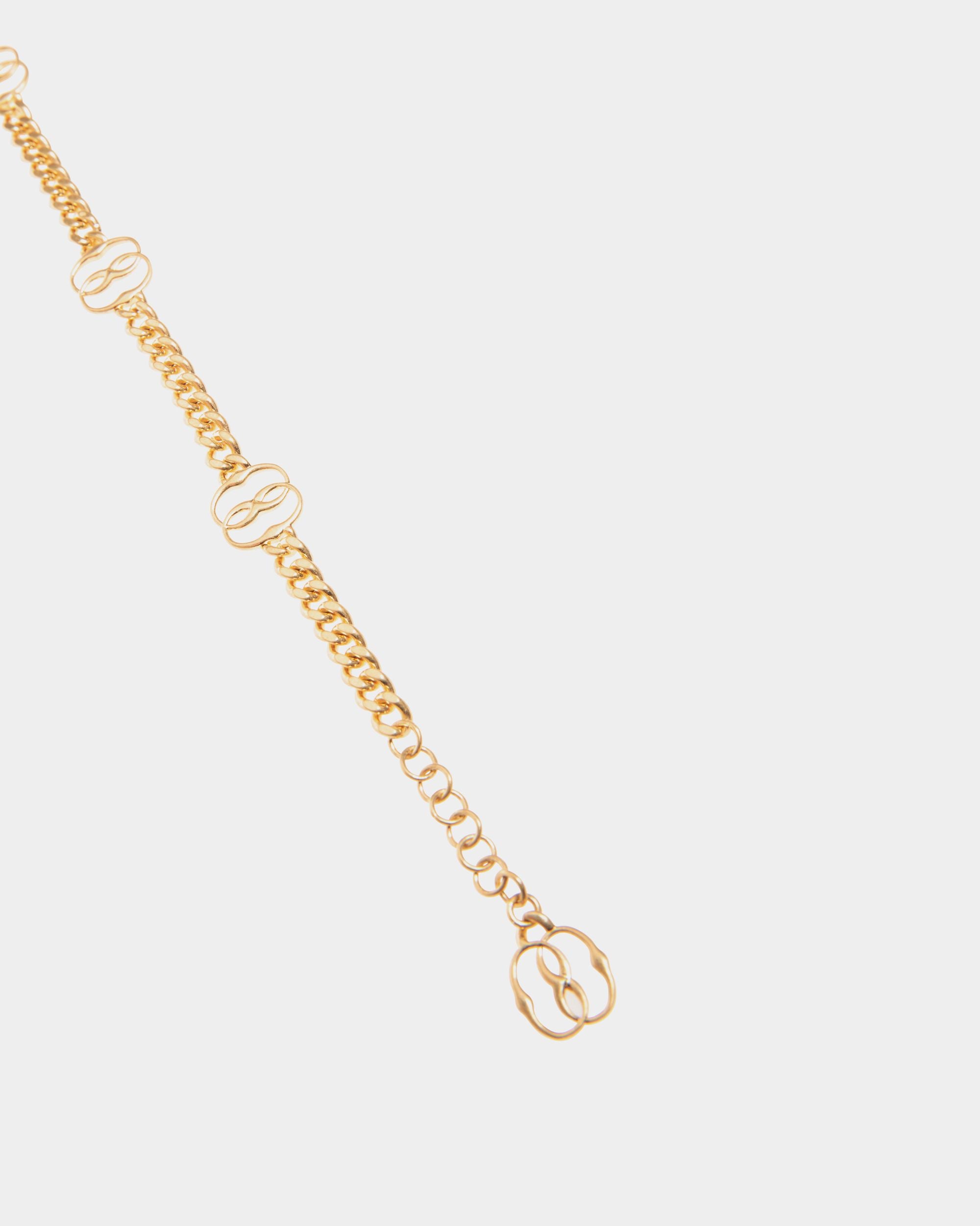 Bracelet Emblem En Éco-Laiton Doré - Femme - Bally - 02