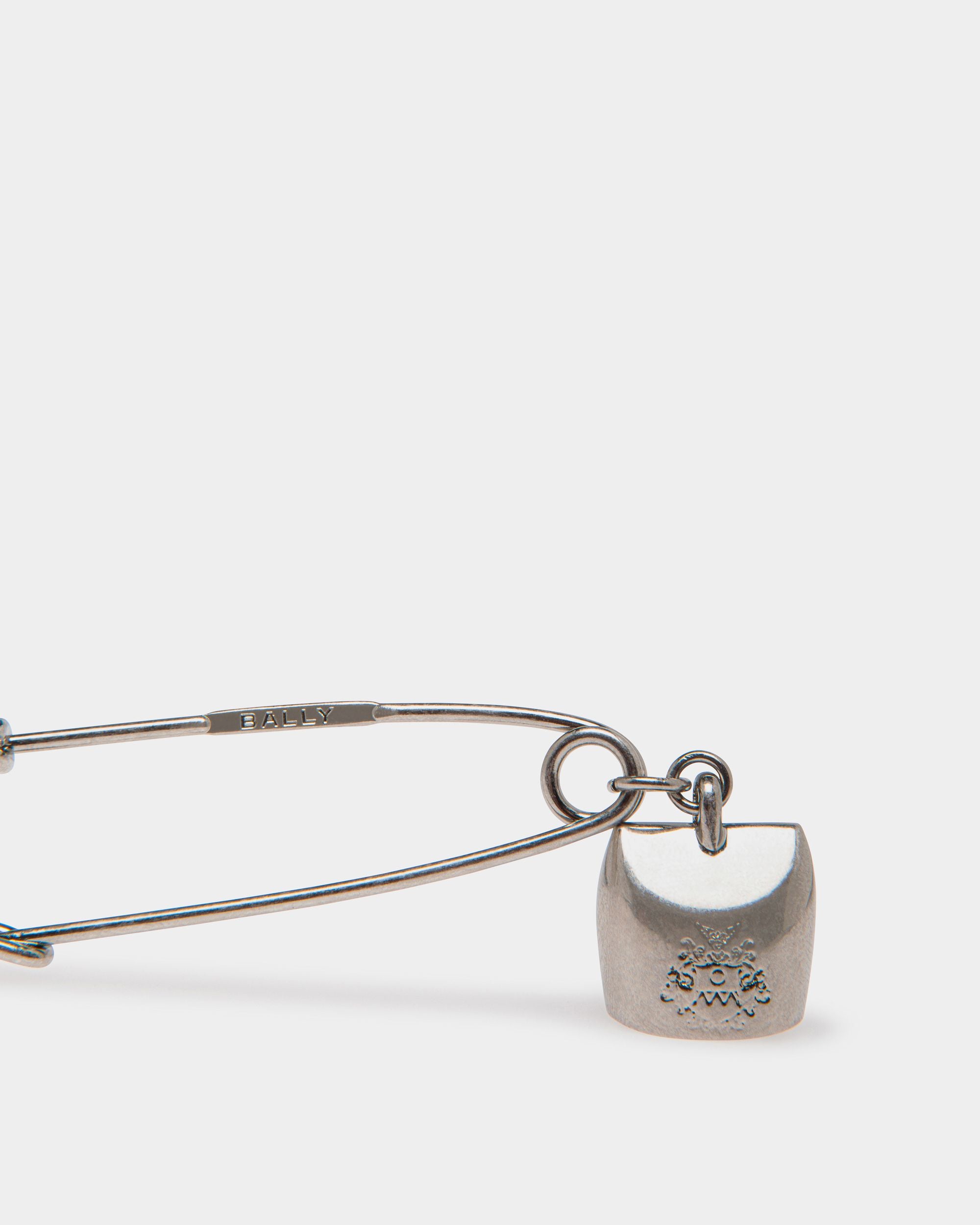 Épingle À Nourrice Belle En Eco Brass Argent - Femme - Bally - 03