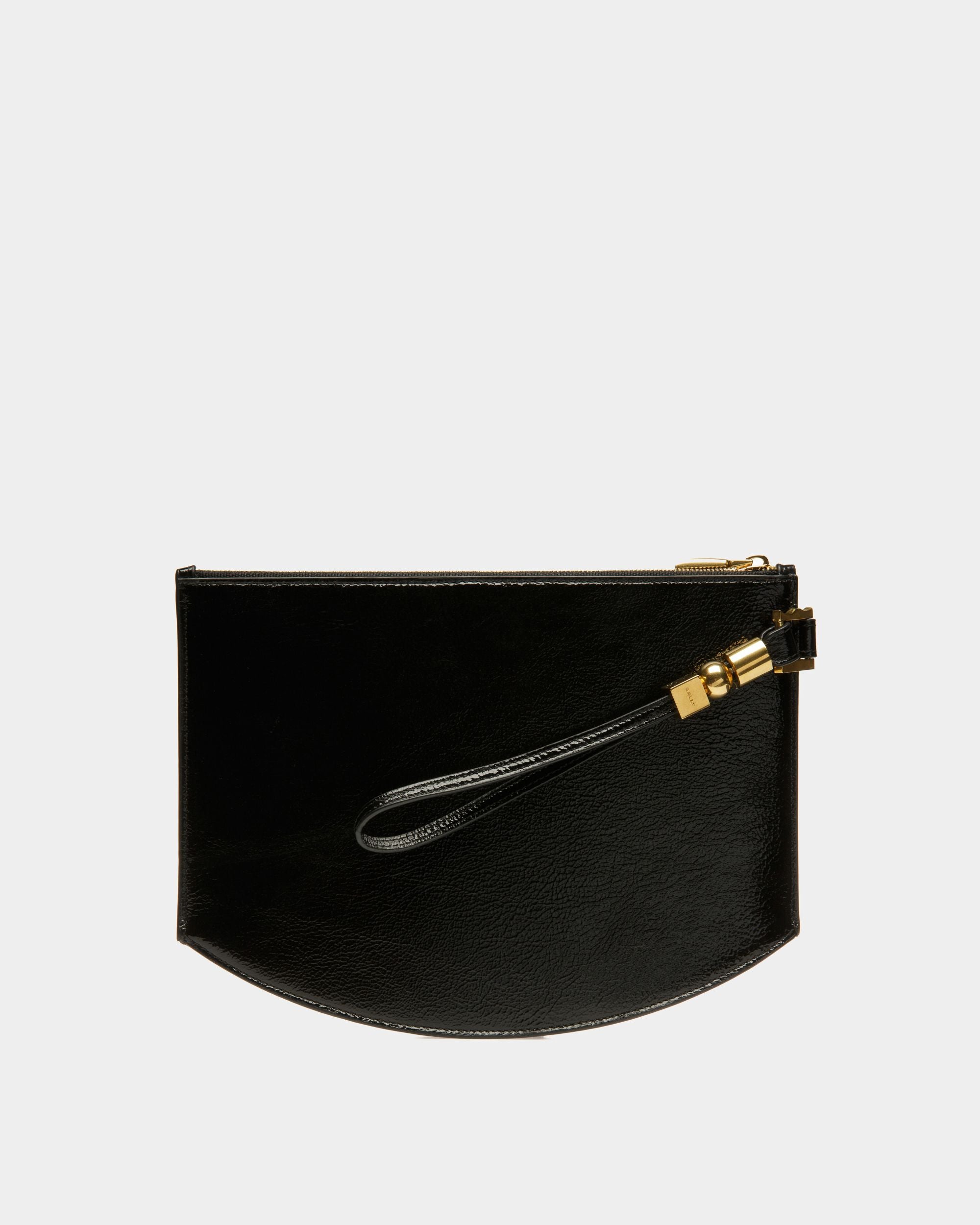 Pochette Block En Cuir Noir - Femme - Bally - 02