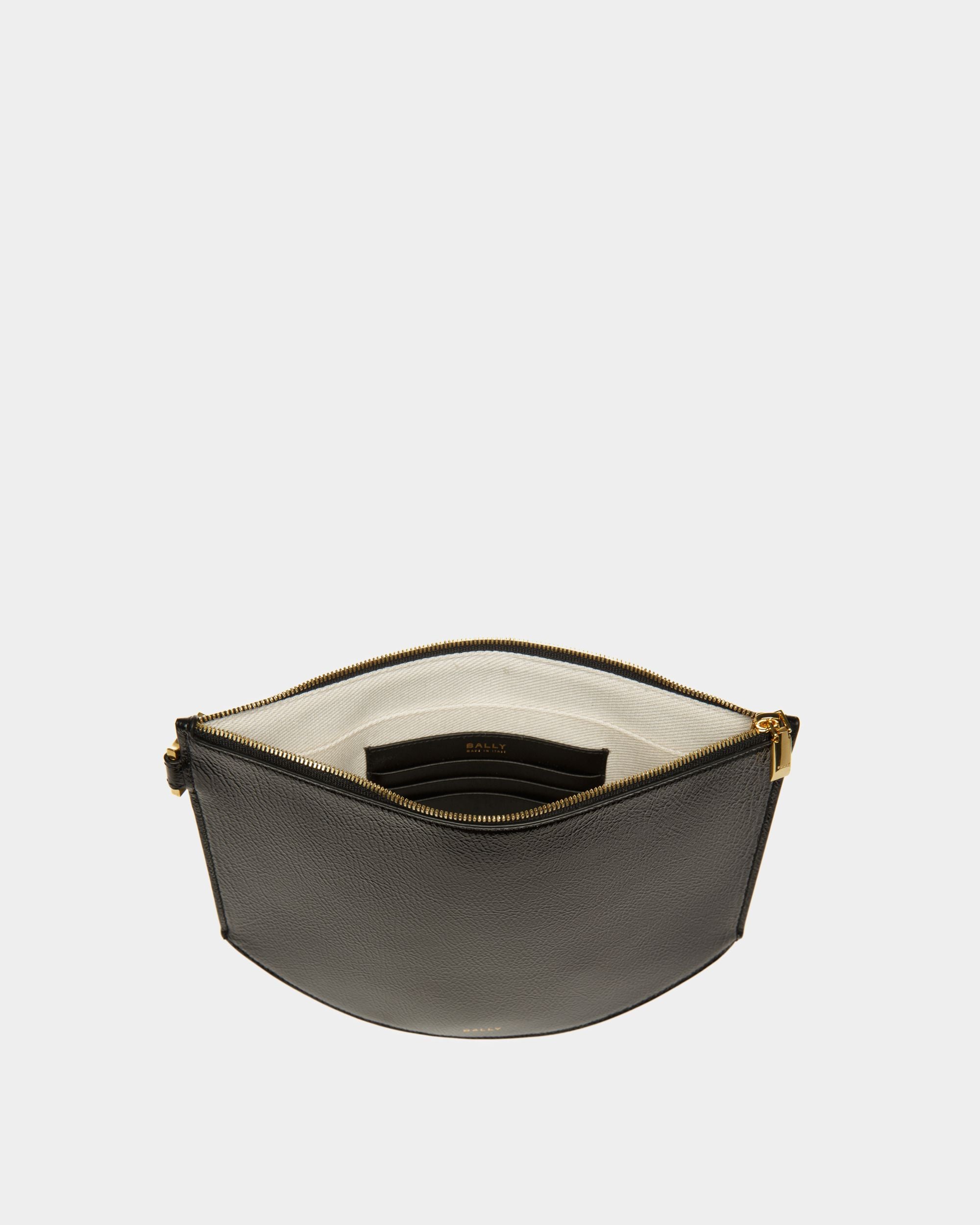 Pochette Block En Cuir Noir - Femme - Bally - 03