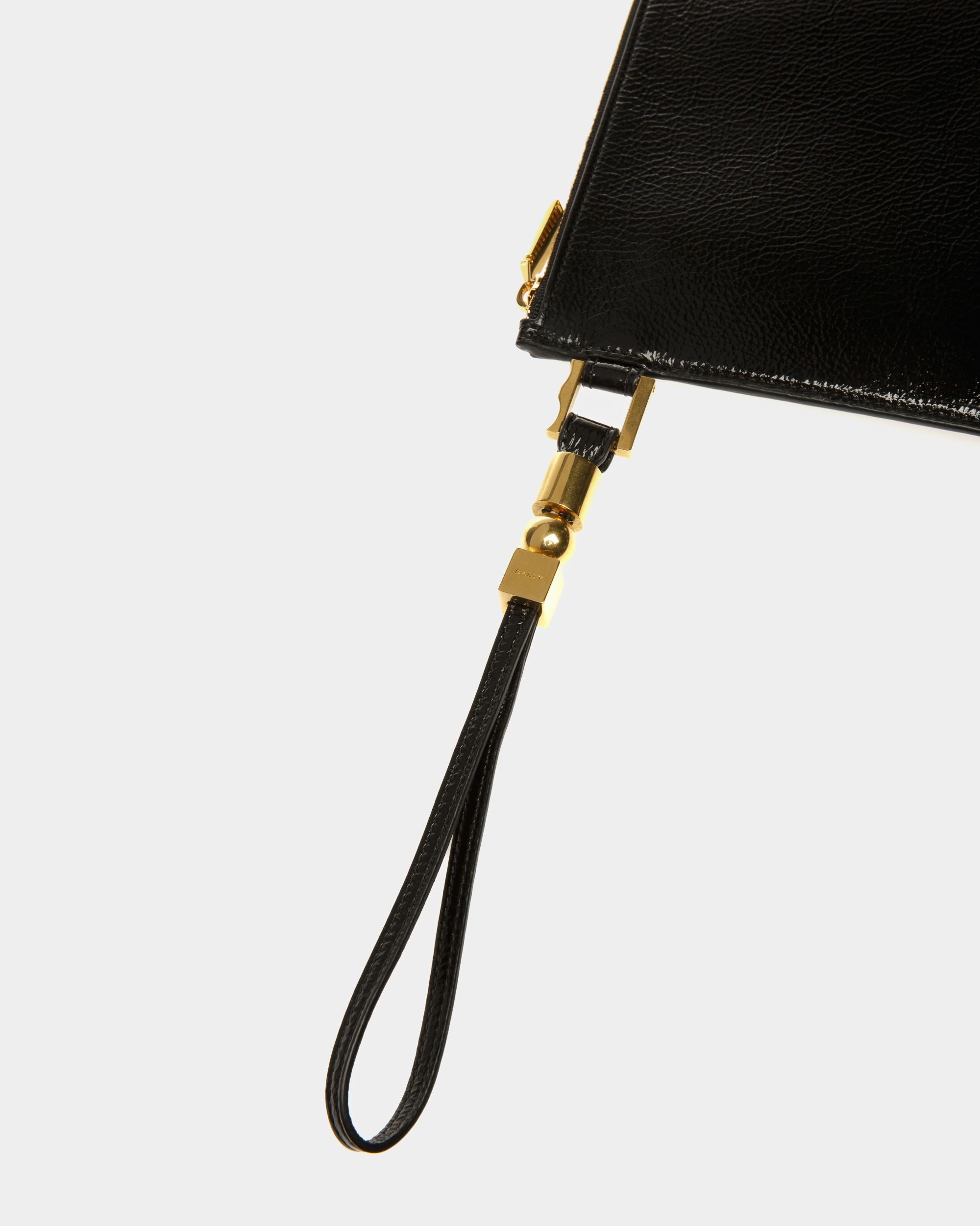Pochette Block En Cuir Noir - Femme - Bally - 04
