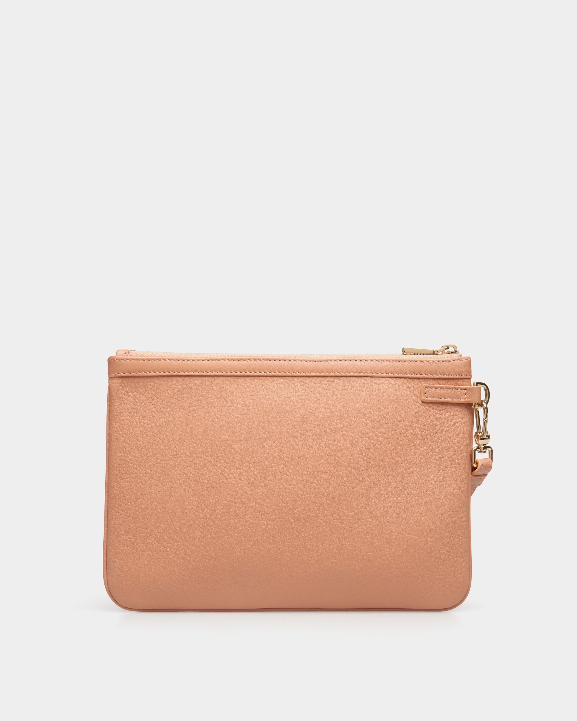 Cabana Clutch In Orange Bovine - Femme - Bally - 02